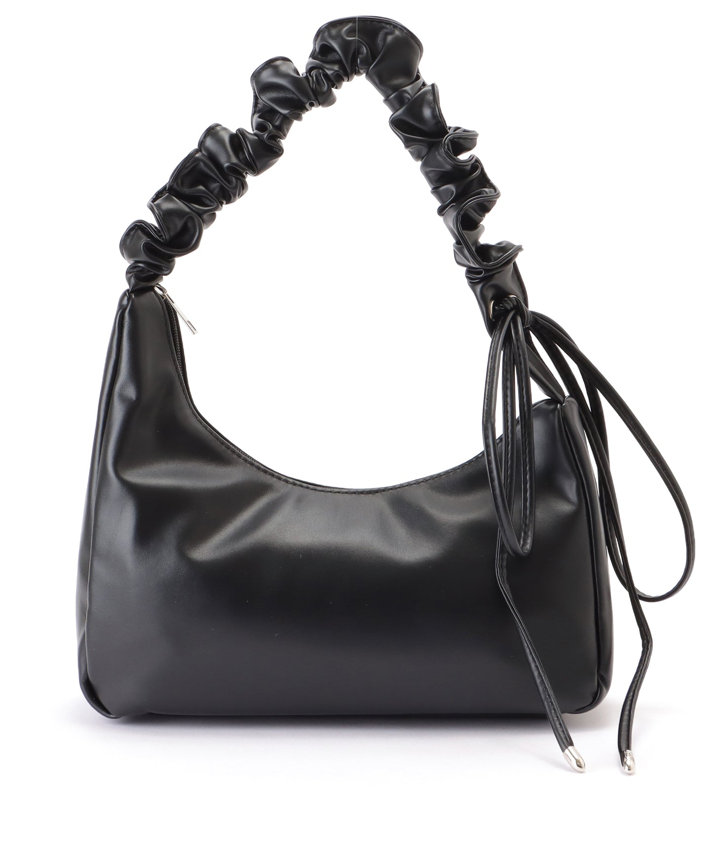 シュシュ ハンドル ショルダー バッグ