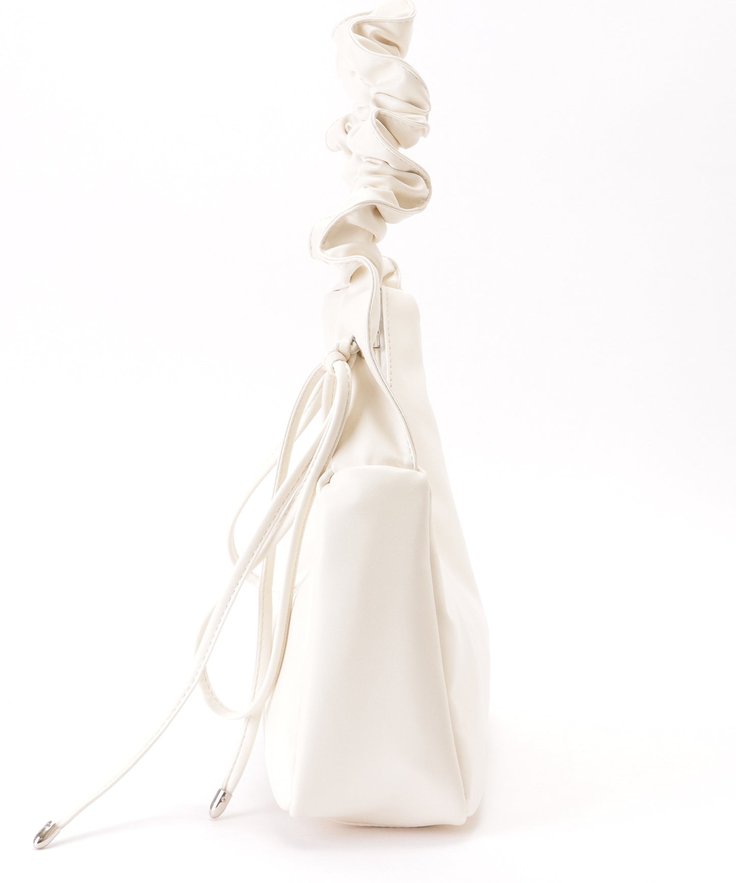 シュシュ ハンドル ショルダー バッグ