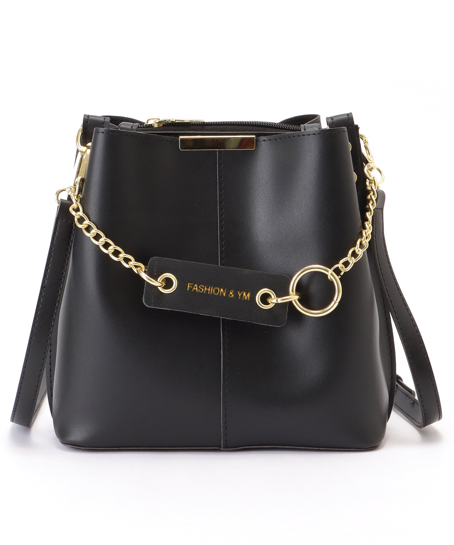 チェーン付き 2WAY スクエア ショルダーバッグ