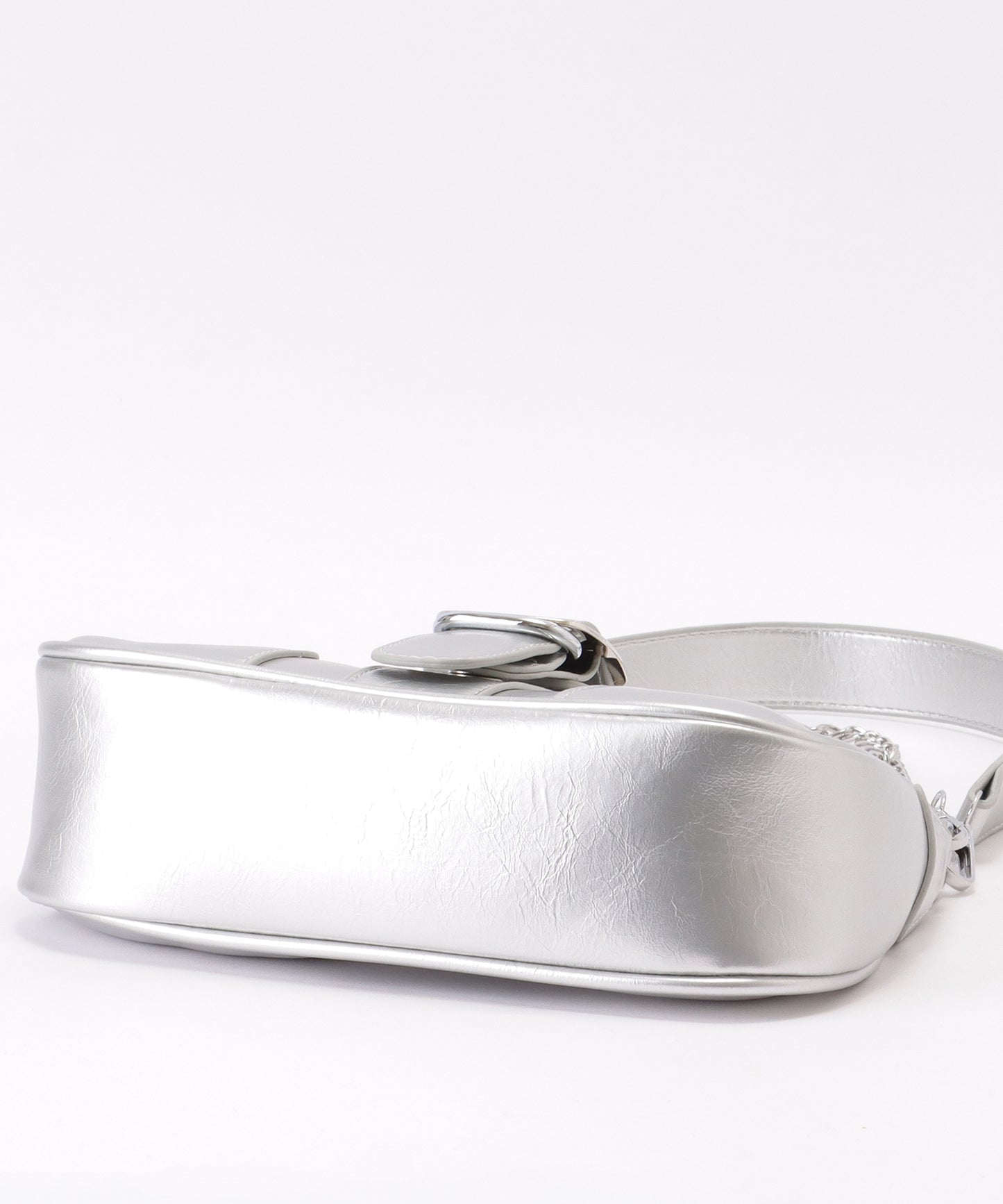 チェーン ストラップ ベルト付き ショルダーバッグ