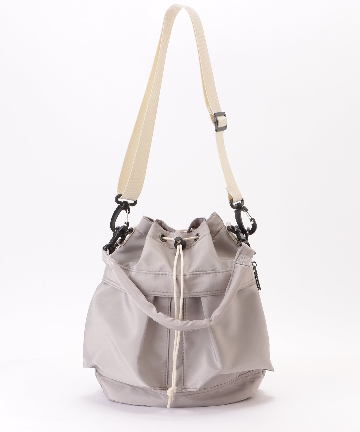 ダブルストラップ ミリタリー 巾着 ショルダー バッグ