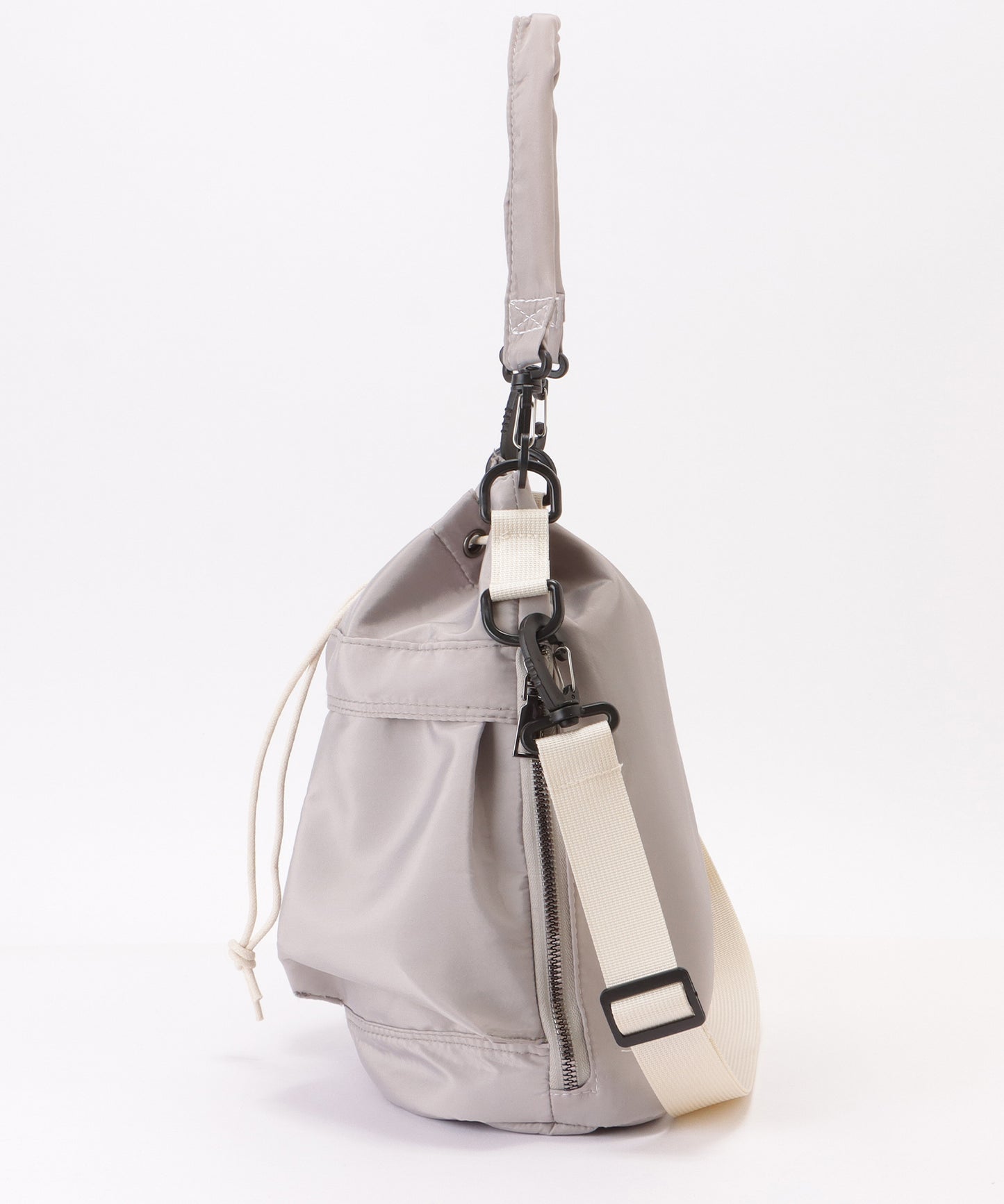 ダブルストラップ ミリタリー 巾着 ショルダー バッグ