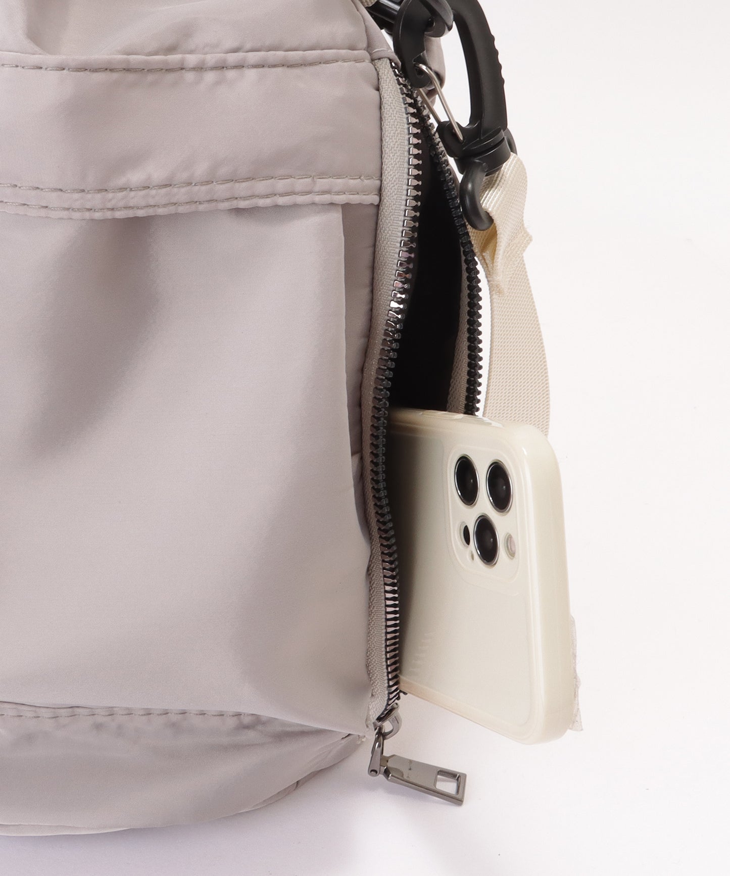 ダブルストラップ ミリタリー 巾着 ショルダー バッグ