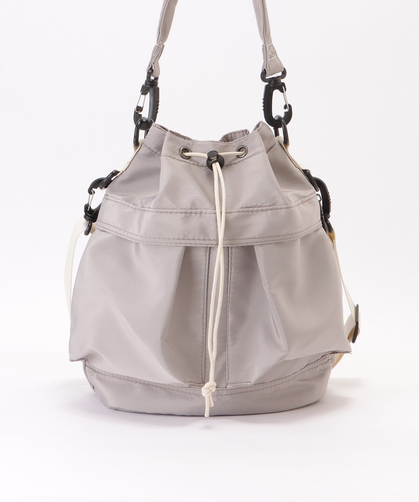 ダブルストラップ ミリタリー 巾着 ショルダー バッグ