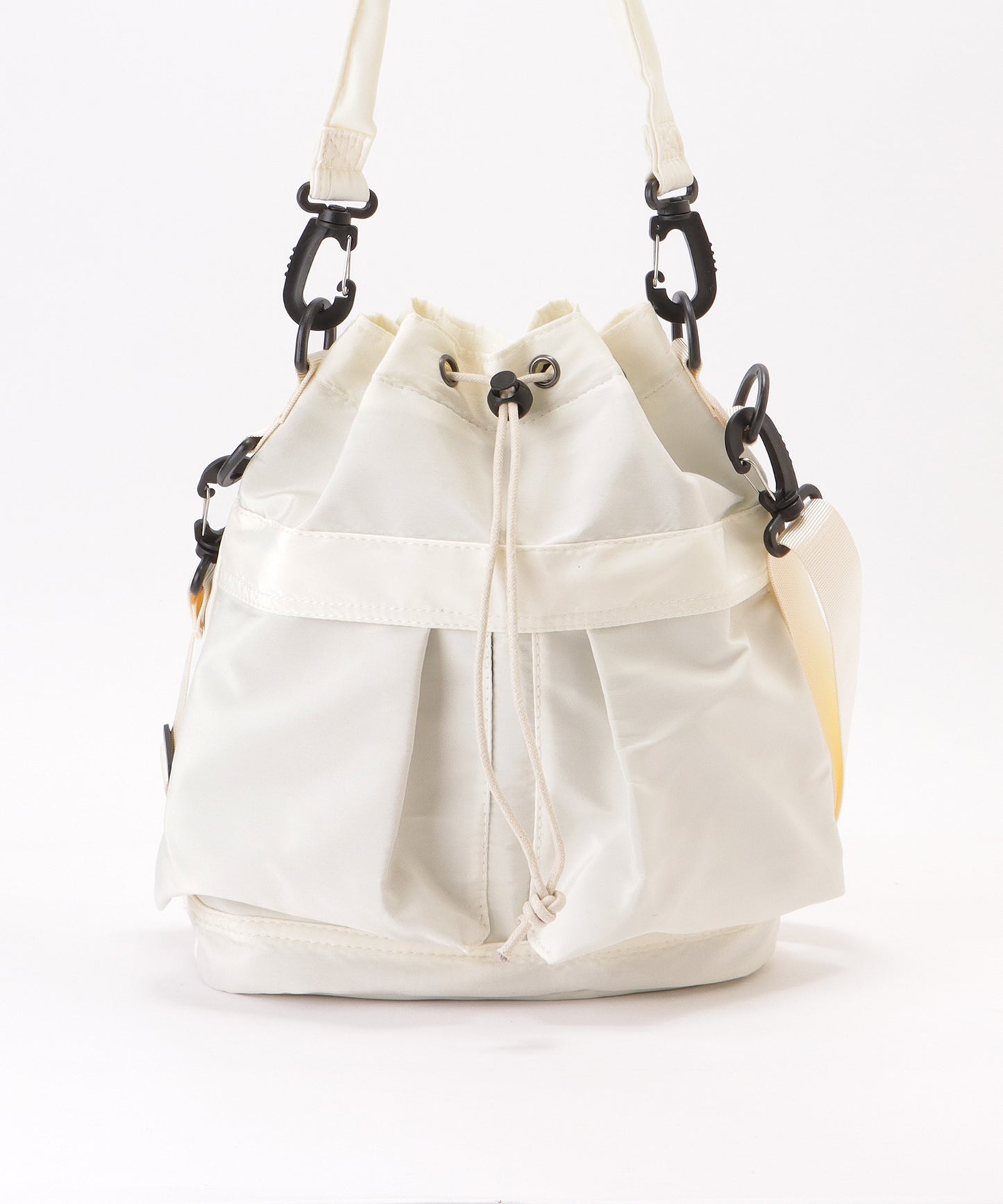 ダブルストラップ ミリタリー 巾着 ショルダー バッグ