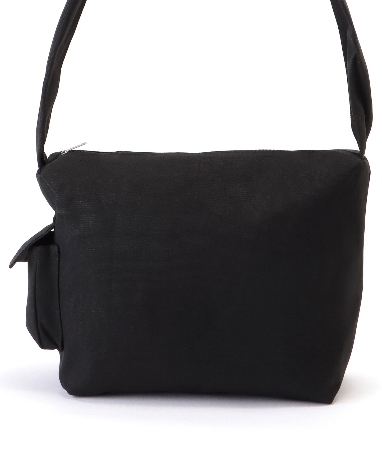 ポケット付き 大容量 ファスナー ビッグ ショルダーバッグ