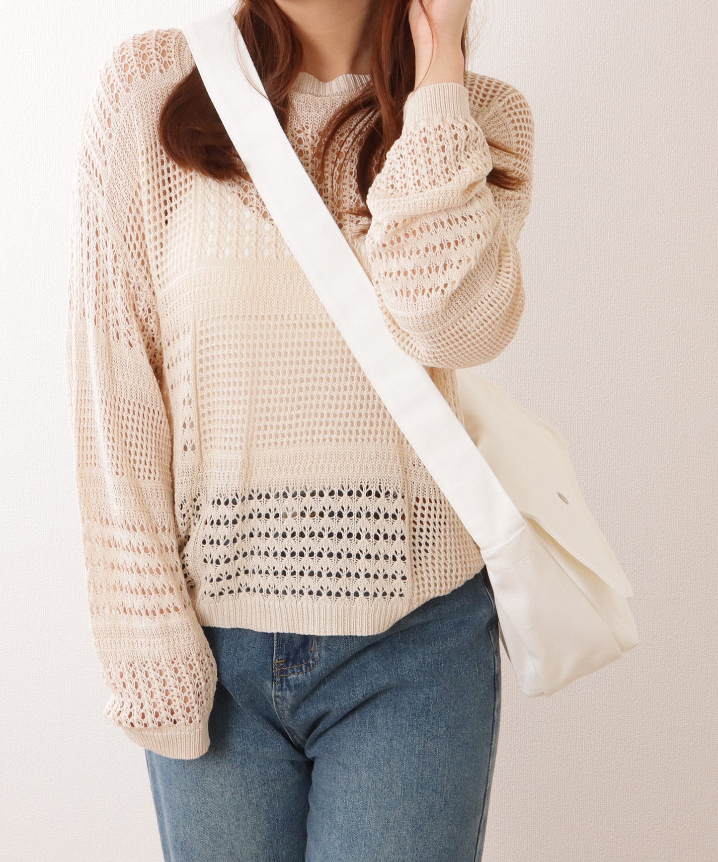 フラップ付き スクエア キャンバス ショルダーバッグ