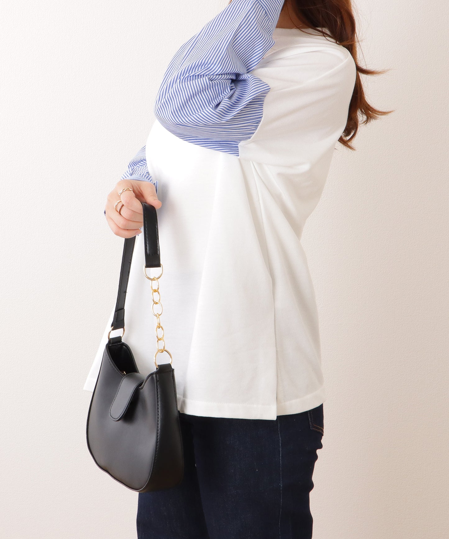 チェーンドッキング ハーフムーン ショルダーバッグ