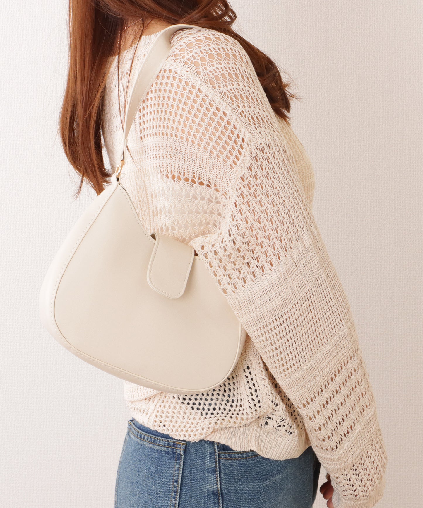 チェーンドッキング ハーフムーン ショルダーバッグ