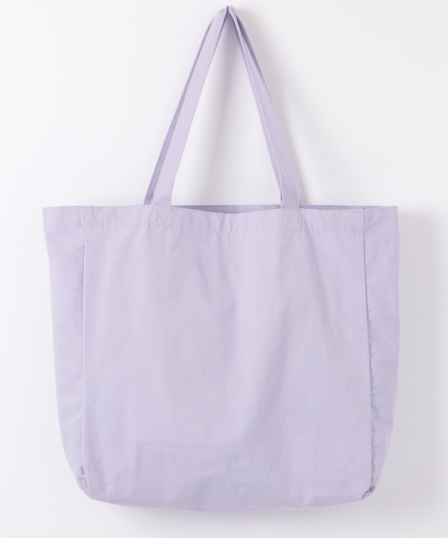 配色 レター 刺繍 スクエア トートバッグ