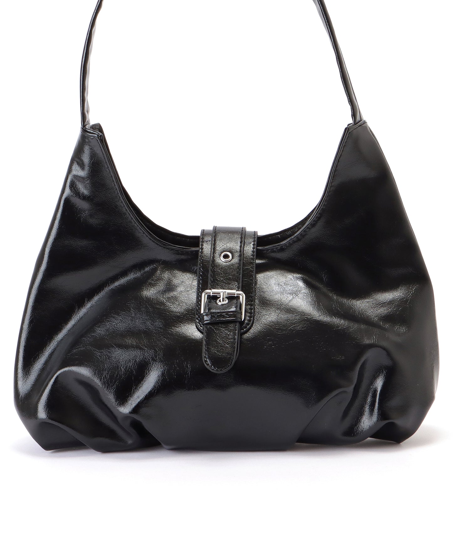 ベルト付き ワンハンドル ショルダーバッグ