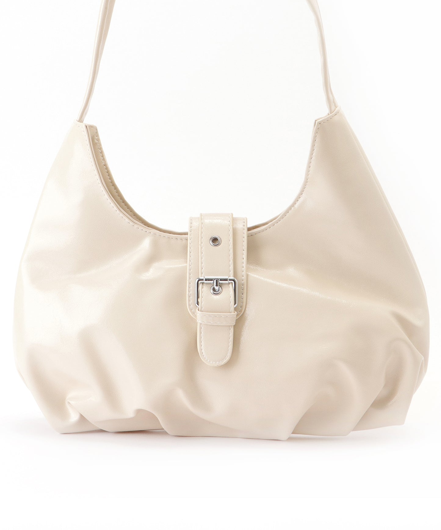 ベルト付き ワンハンドル ショルダーバッグ