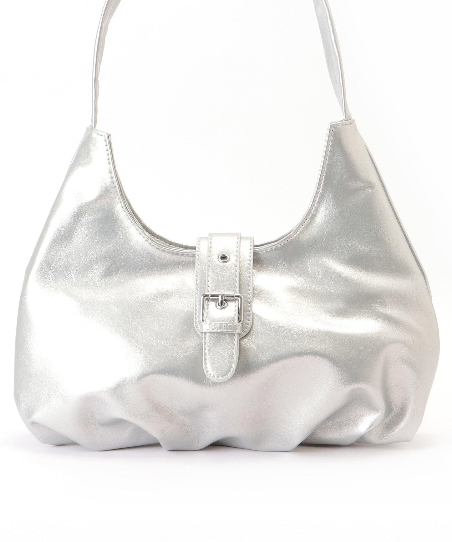 ベルト付き ワンハンドル ショルダーバッグ