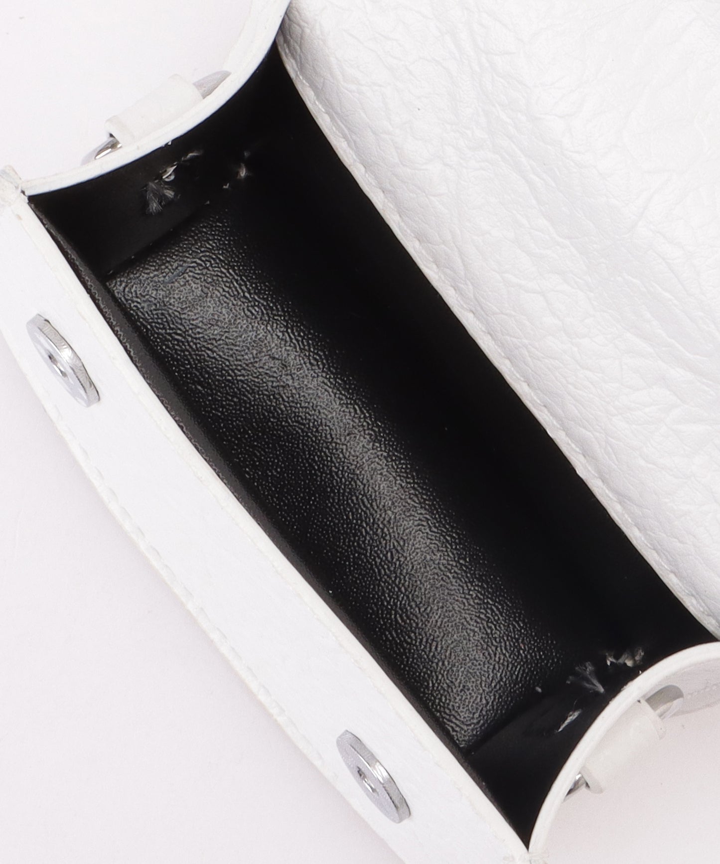 ボールハンドル 配色 リボン コンパクト ショルダー ポーチ