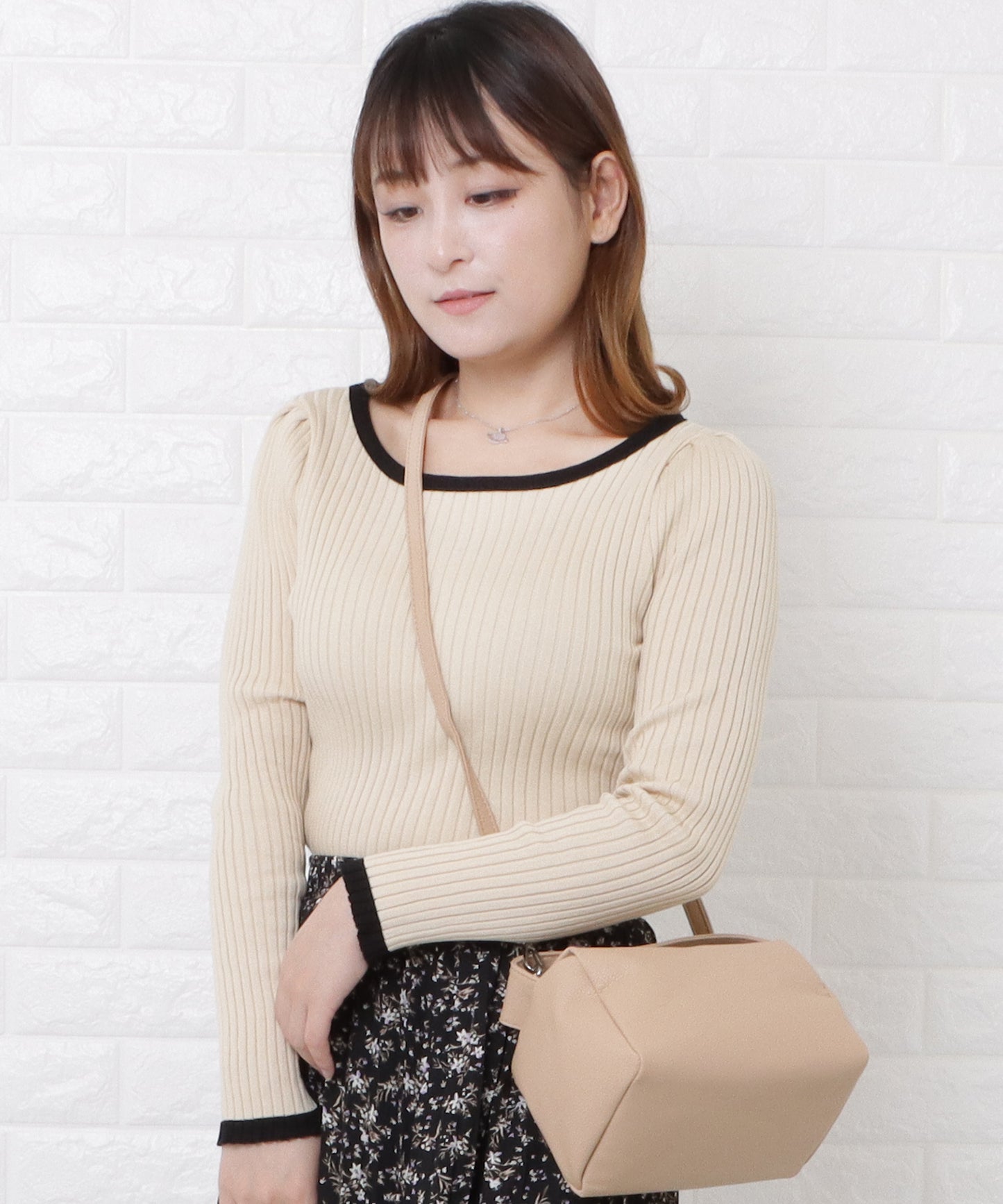 ワンハンドル2wayミニバッグ