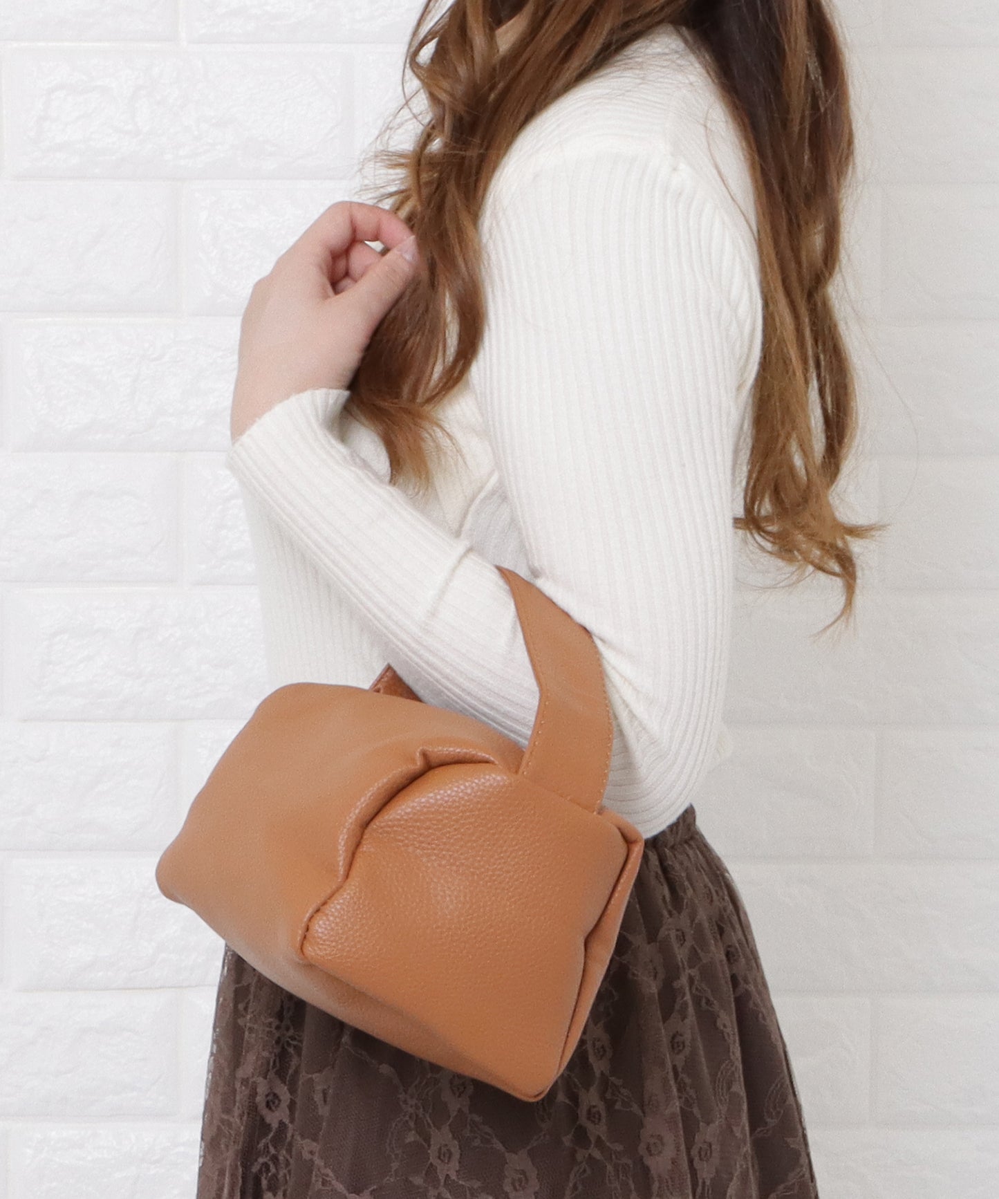 ワンハンドル2wayミニバッグ