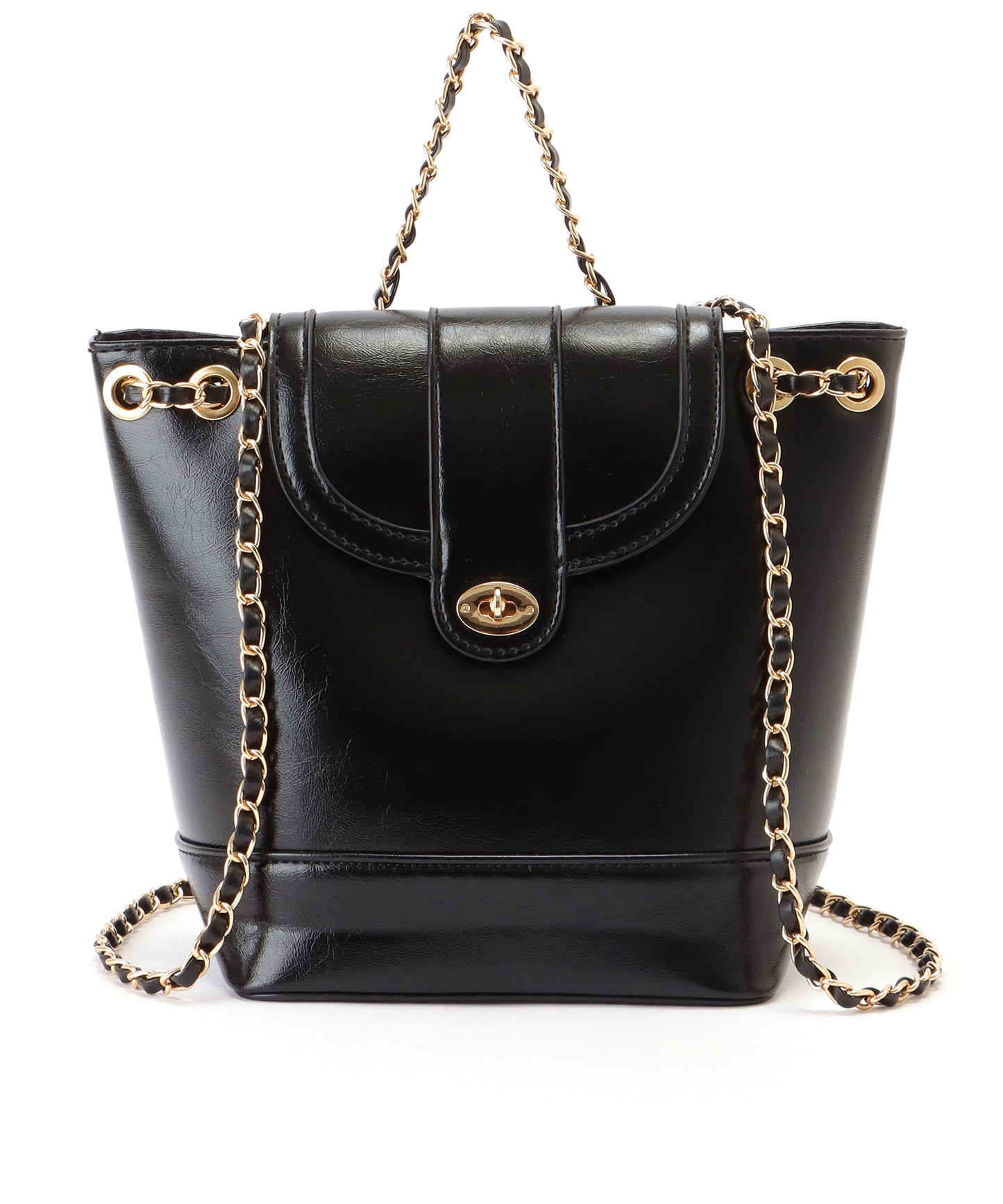 チェーン ストラップ コンパクト リュックサック