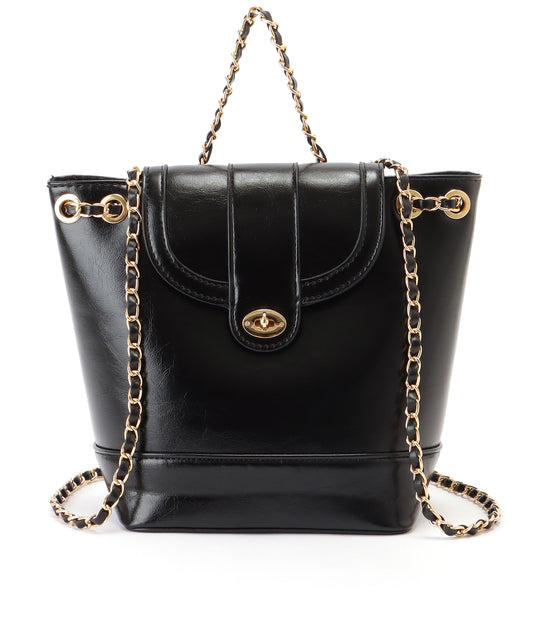 チェーン ストラップ コンパクト リュックサック