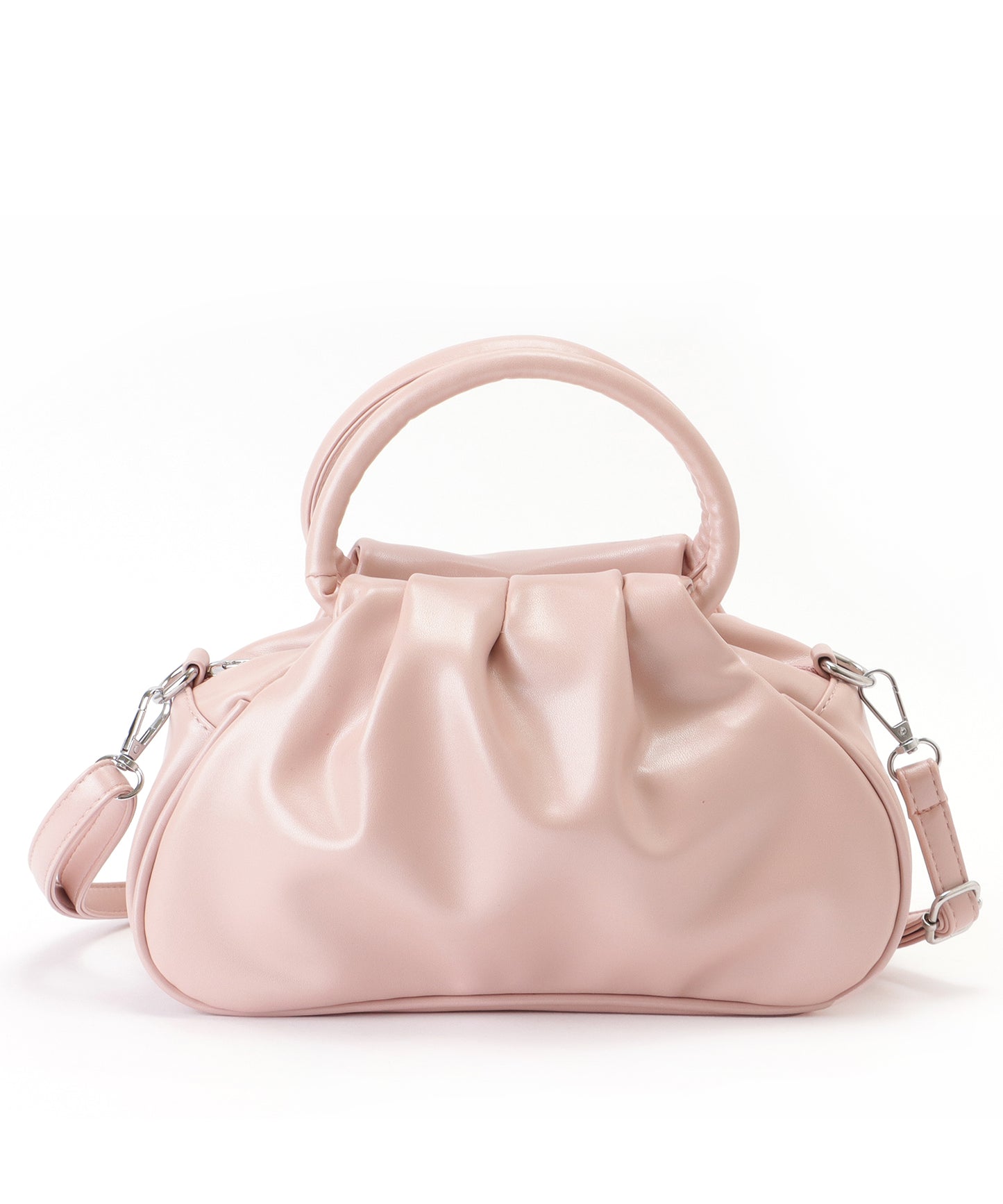 リング ハンドル タック ショルダー バッグ