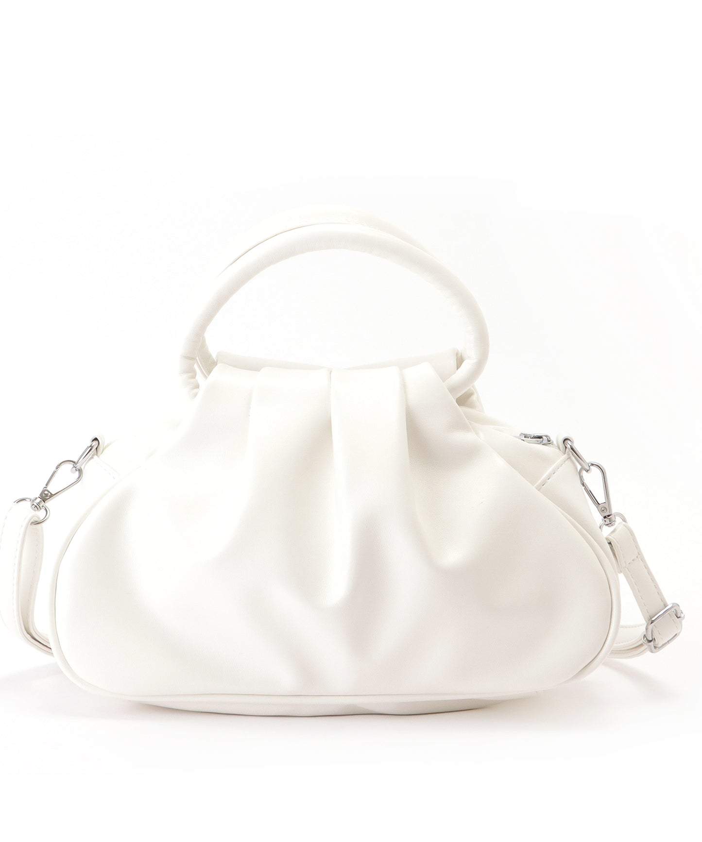 リング ハンドル タック ショルダー バッグ