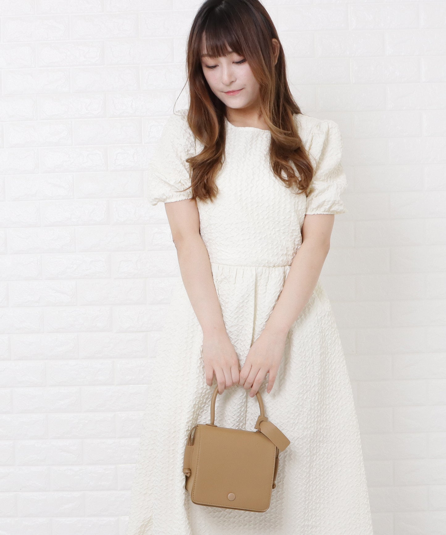 ボックス型2wayミニバッグ