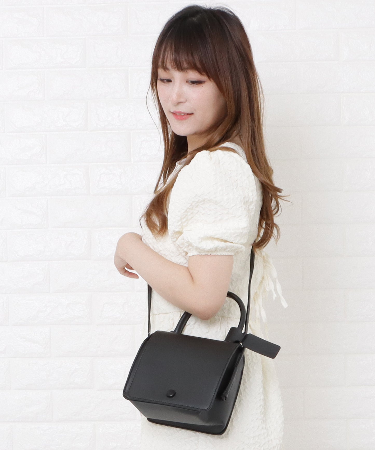 ボックス型2wayミニバッグ