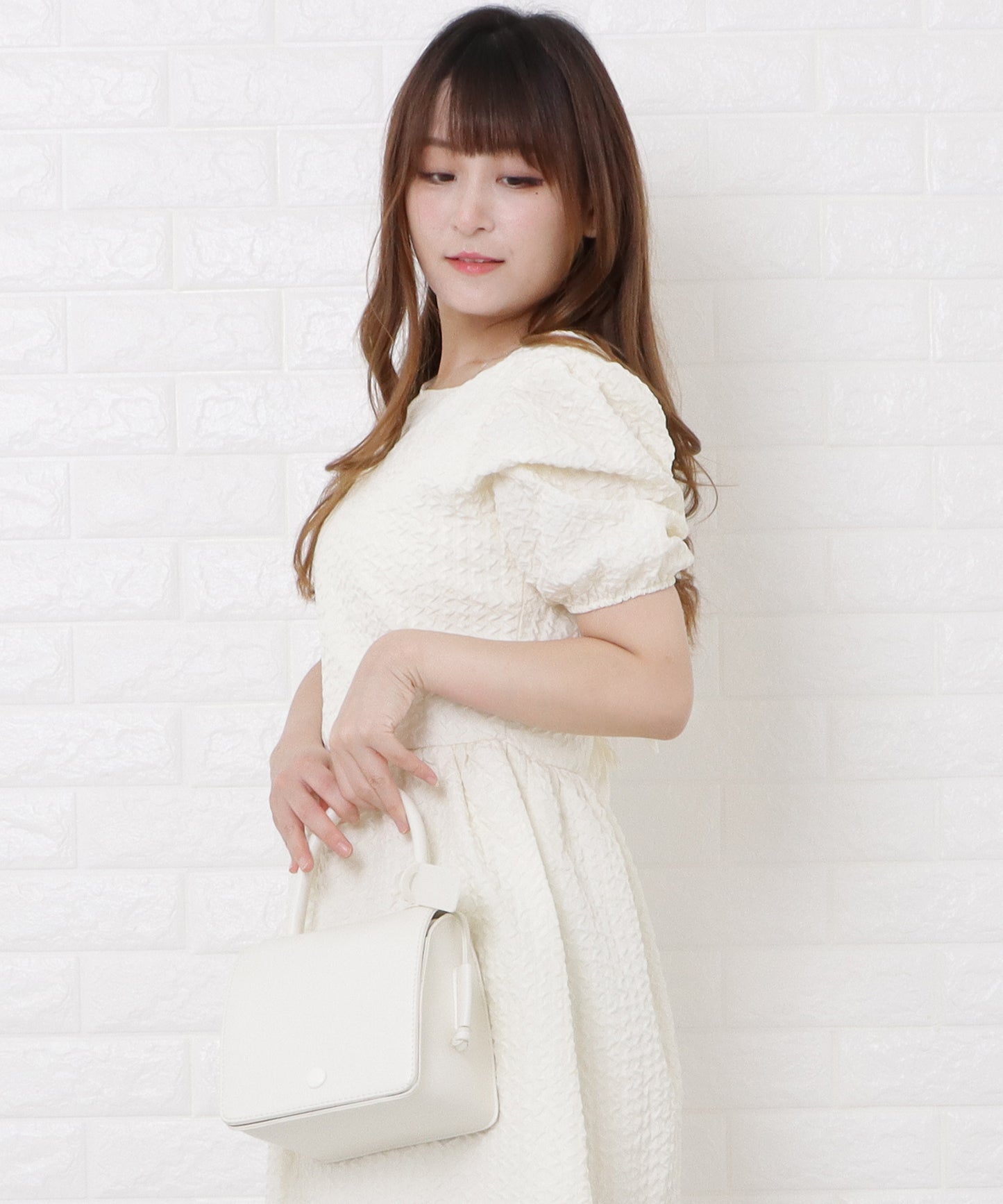 ボックス型2wayミニバッグ