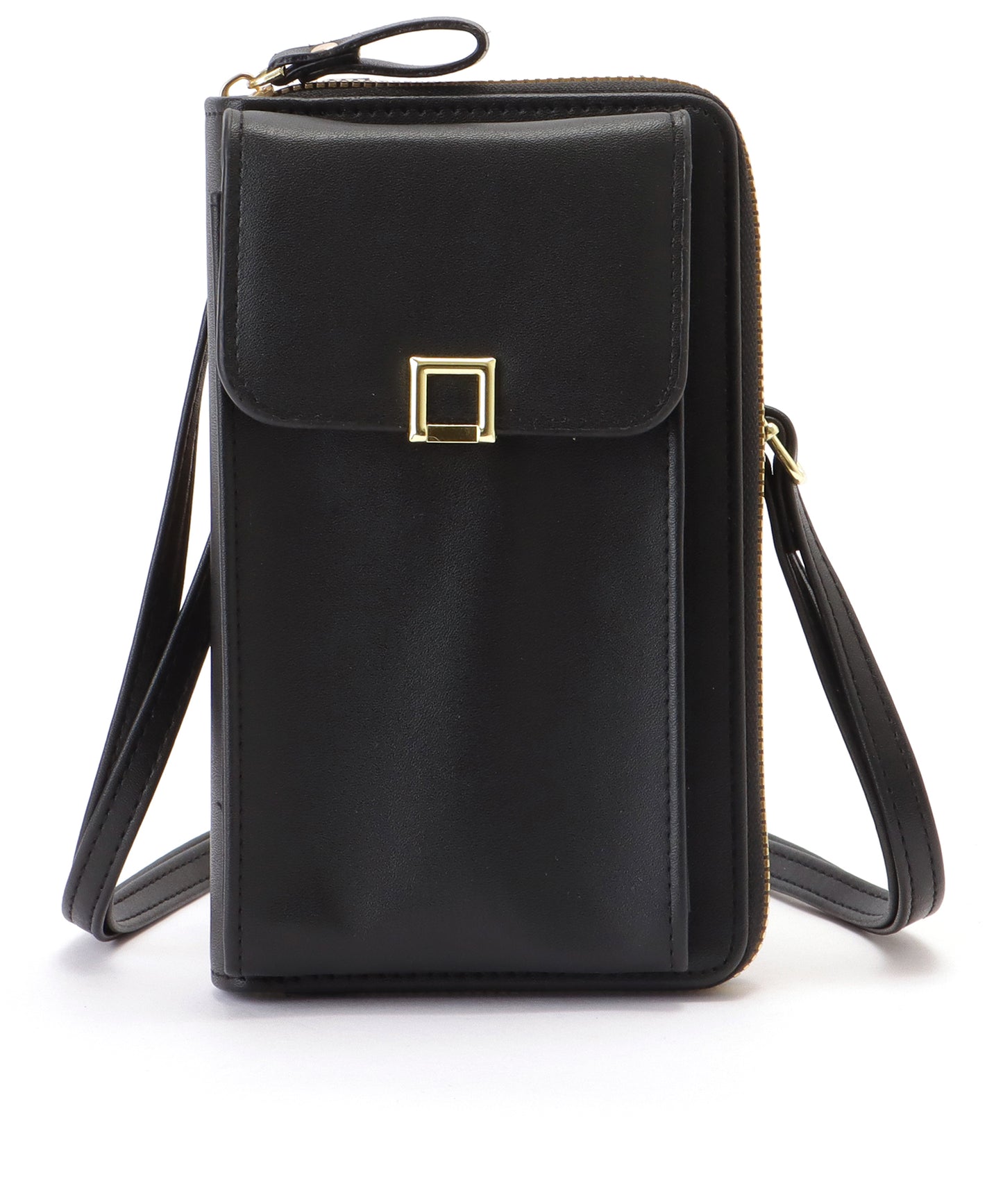 コンパクト スクエア ショルダー ウォレット