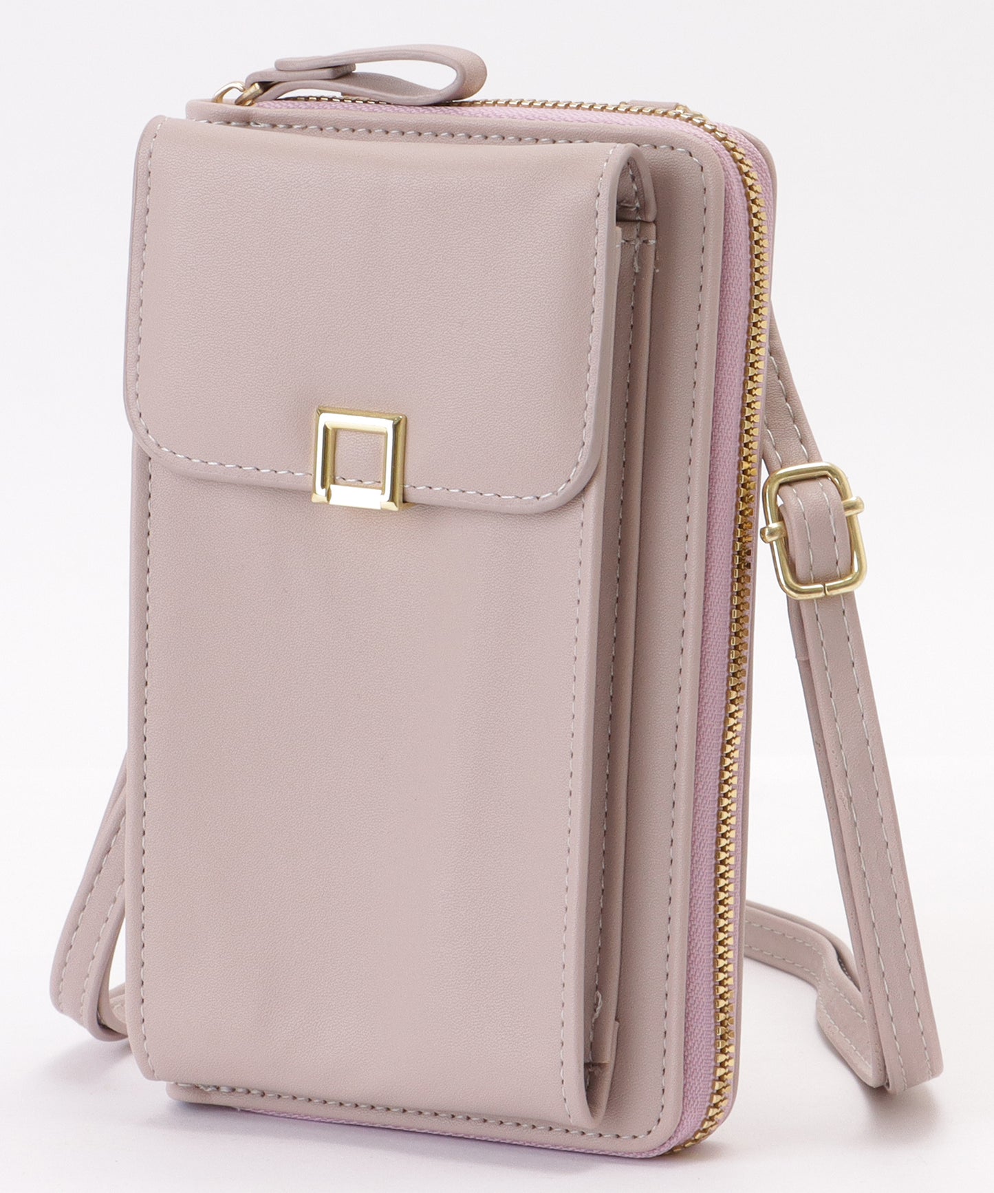 コンパクト スクエア ショルダー ウォレット