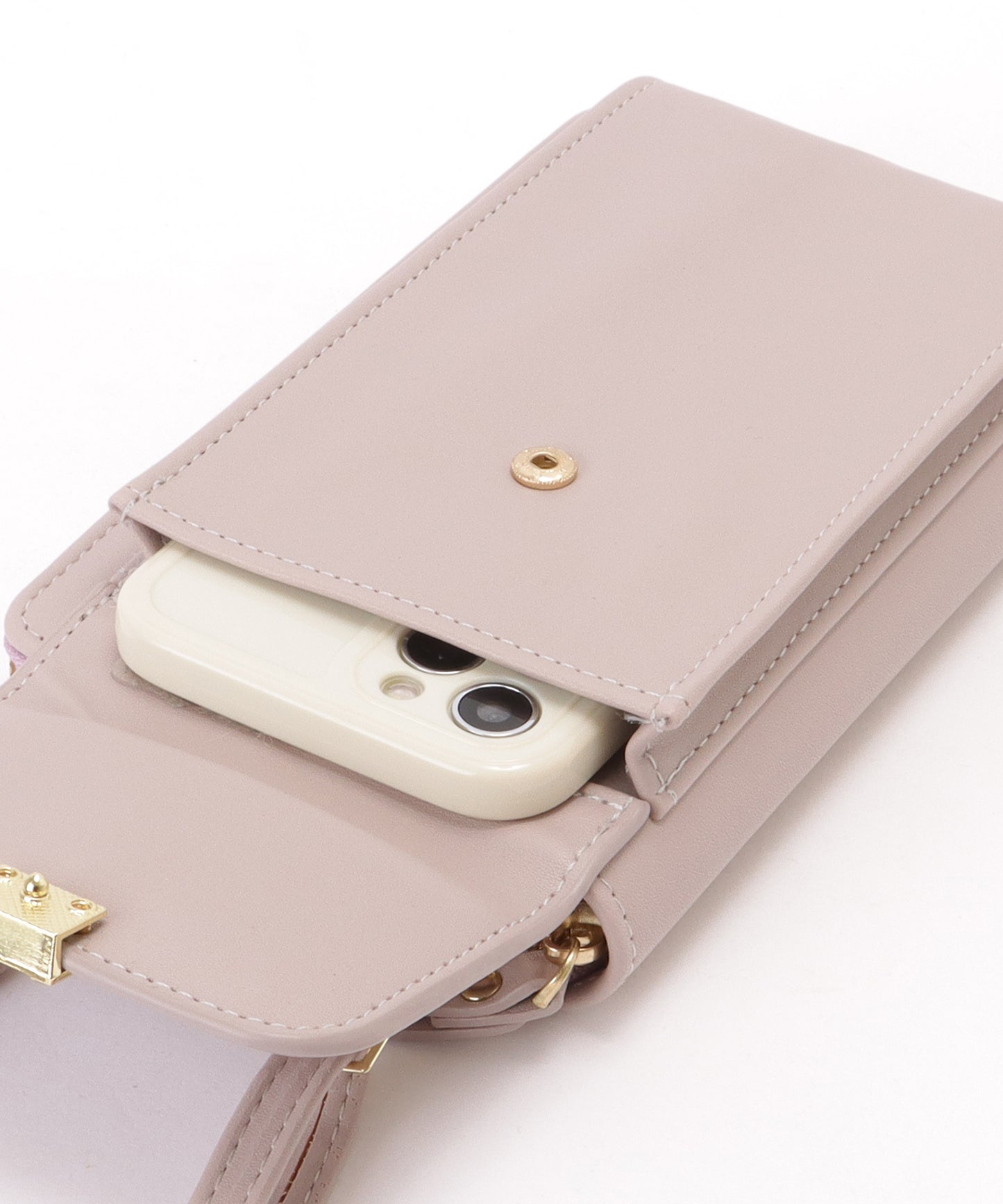 コンパクト スクエア ショルダー ウォレット