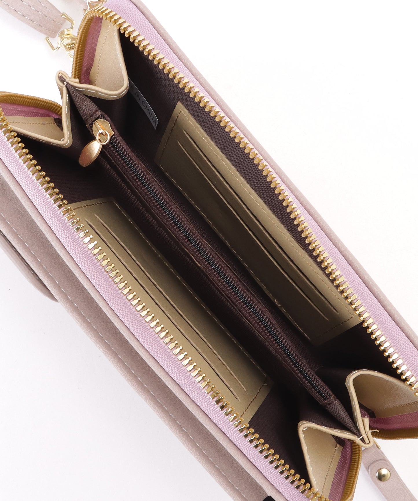 コンパクト スクエア ショルダー ウォレット