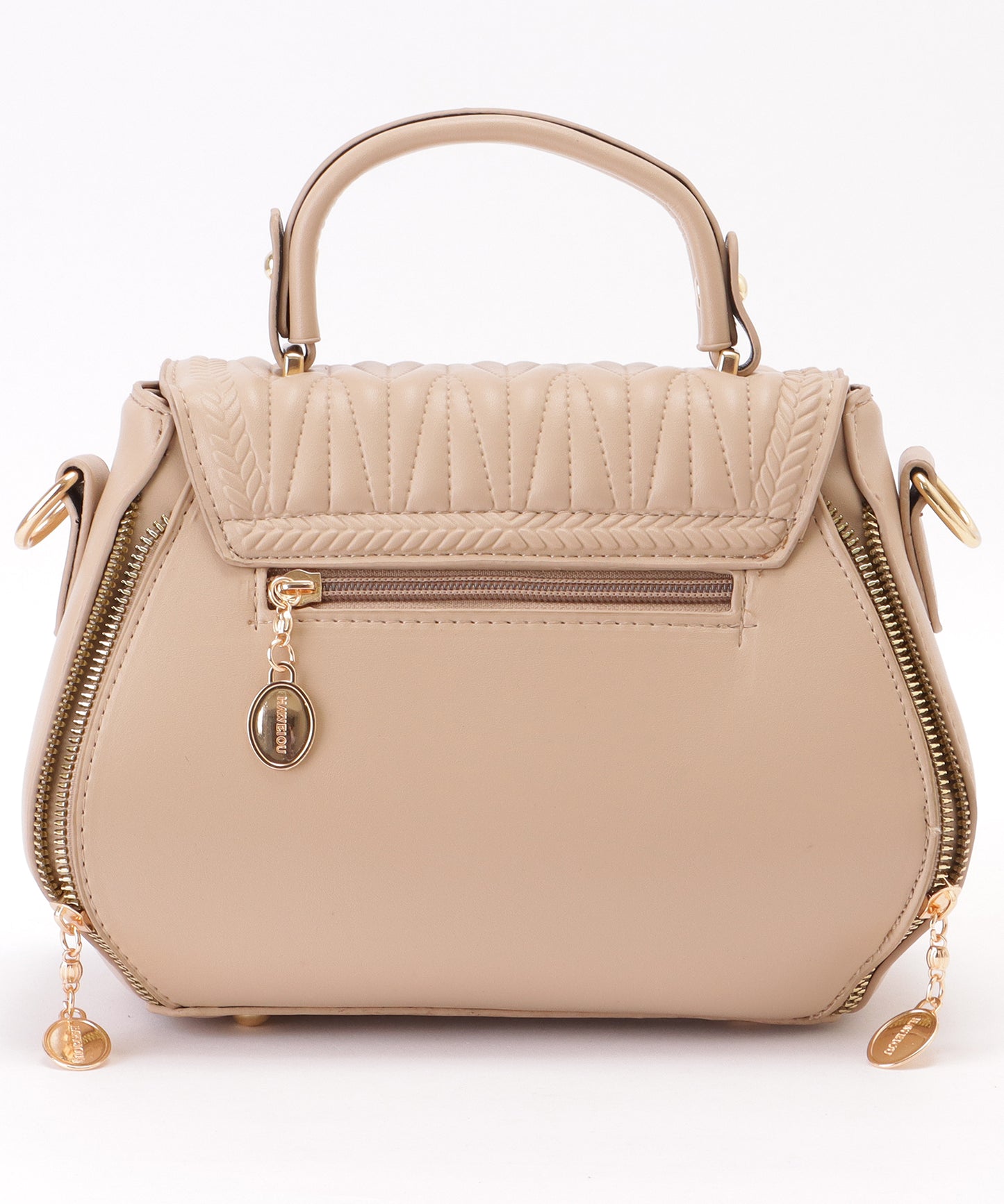 ハートバックル付き キルティング 2WAY ショルダー バッグ