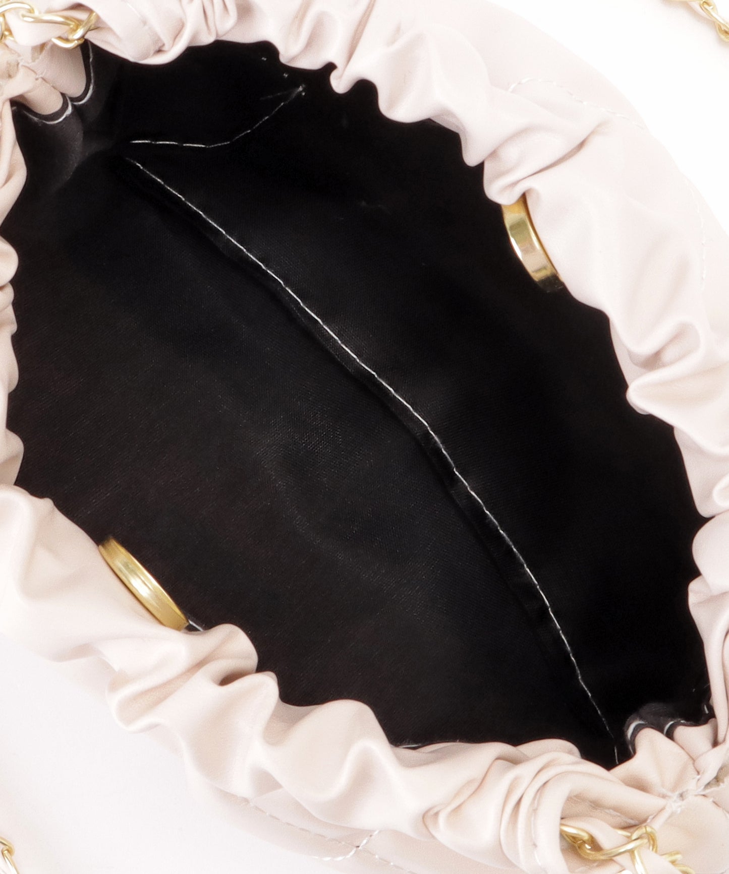 チャーム付き キルティング チェーン バッグ