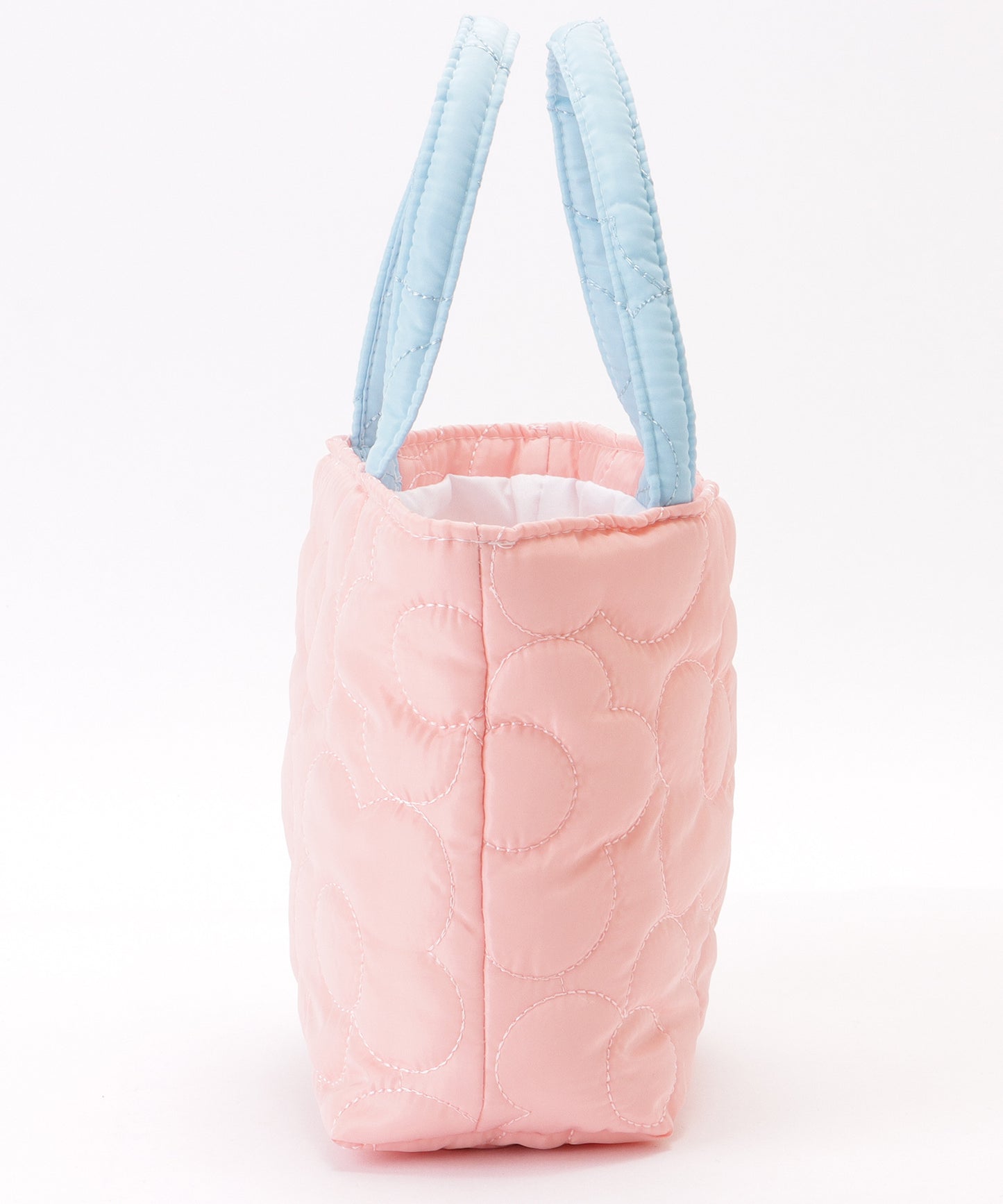 フラワー キルティング ミニ トート バッグ