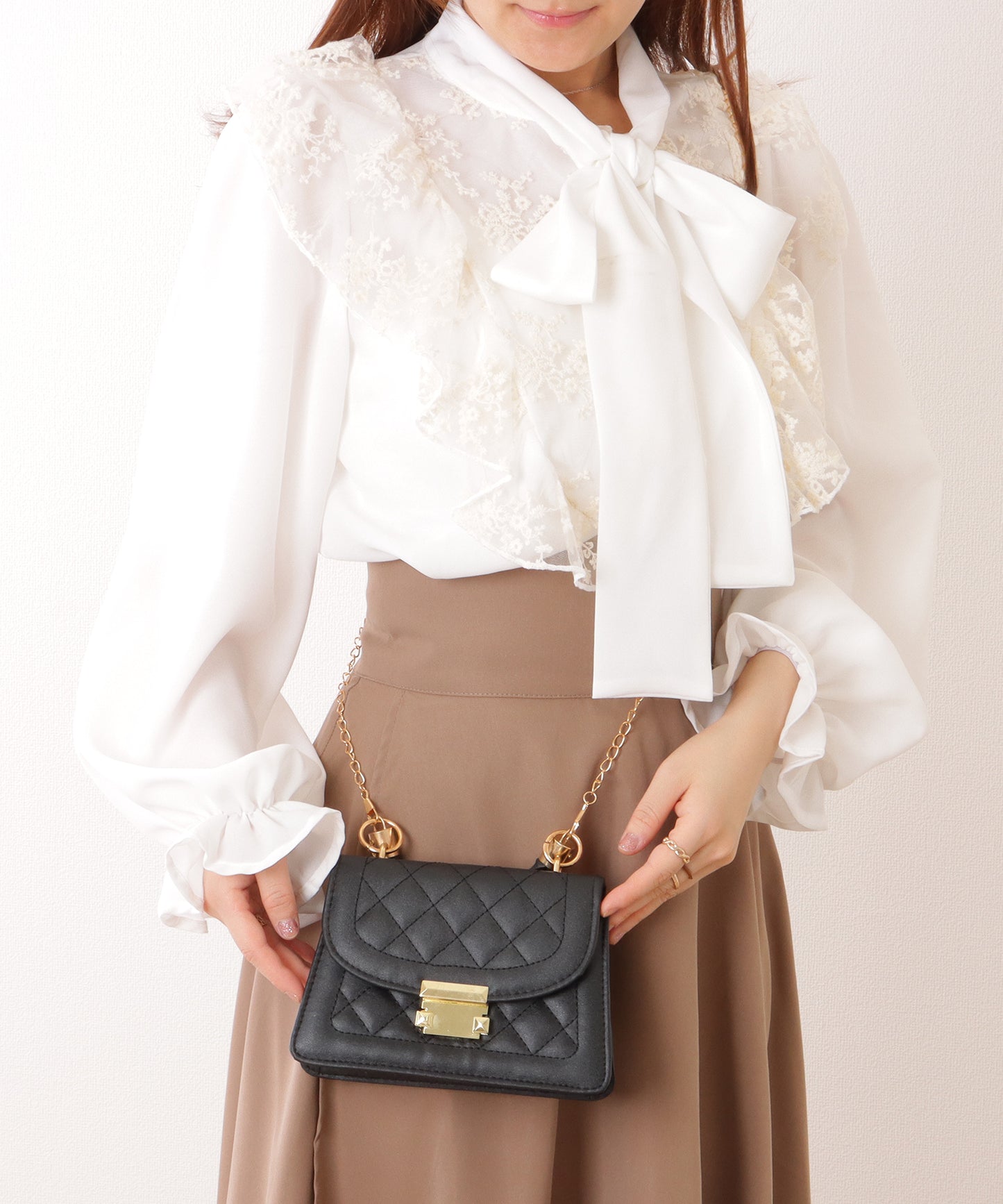 2WAY ラウンド ショルダー バッグ