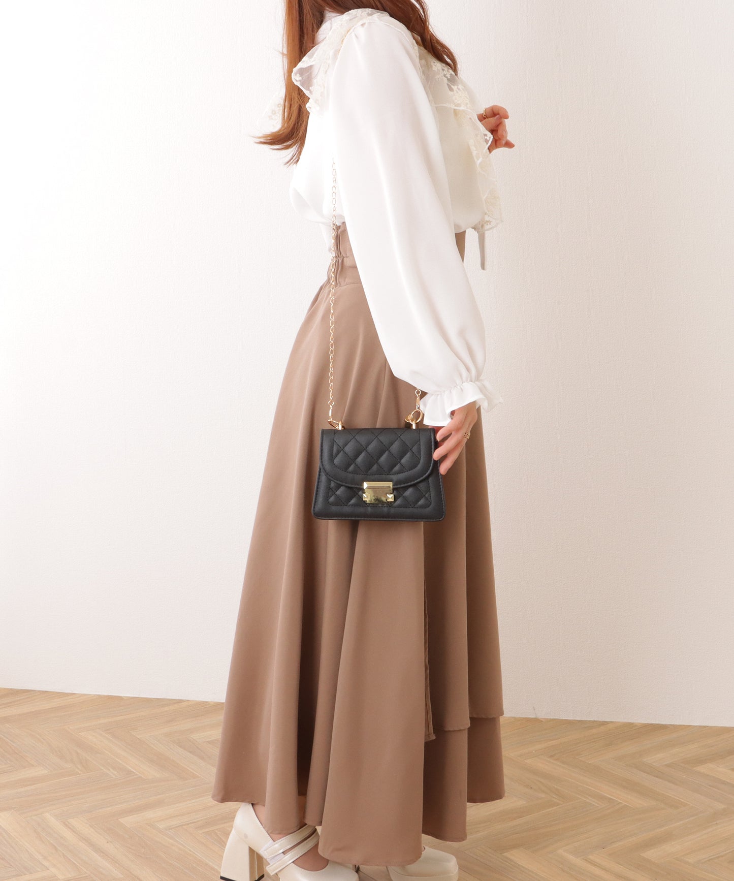 2WAY ラウンド ショルダー バッグ