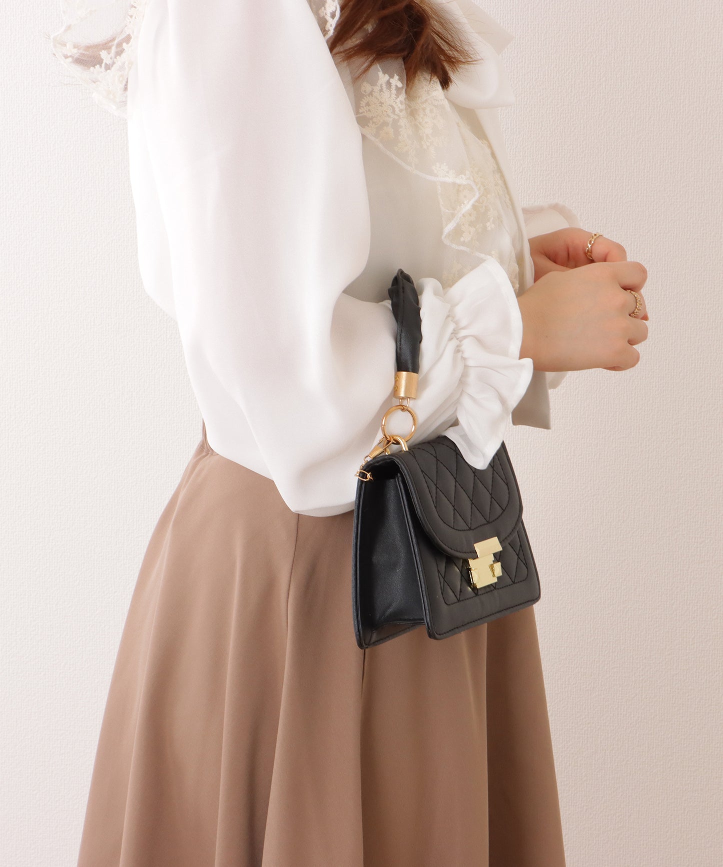 2WAY ラウンド ショルダー バッグ