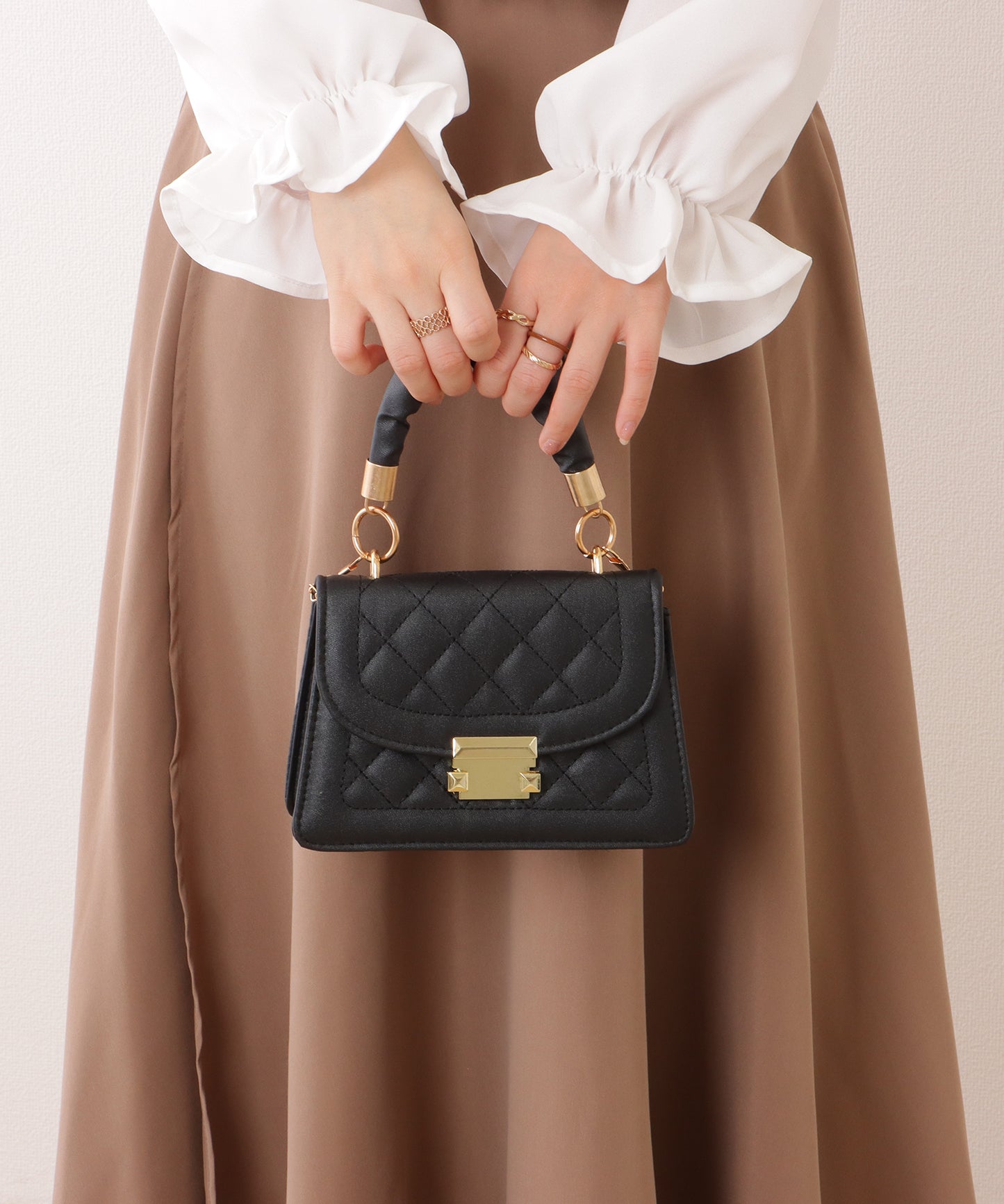 2WAY ラウンド ショルダー バッグ