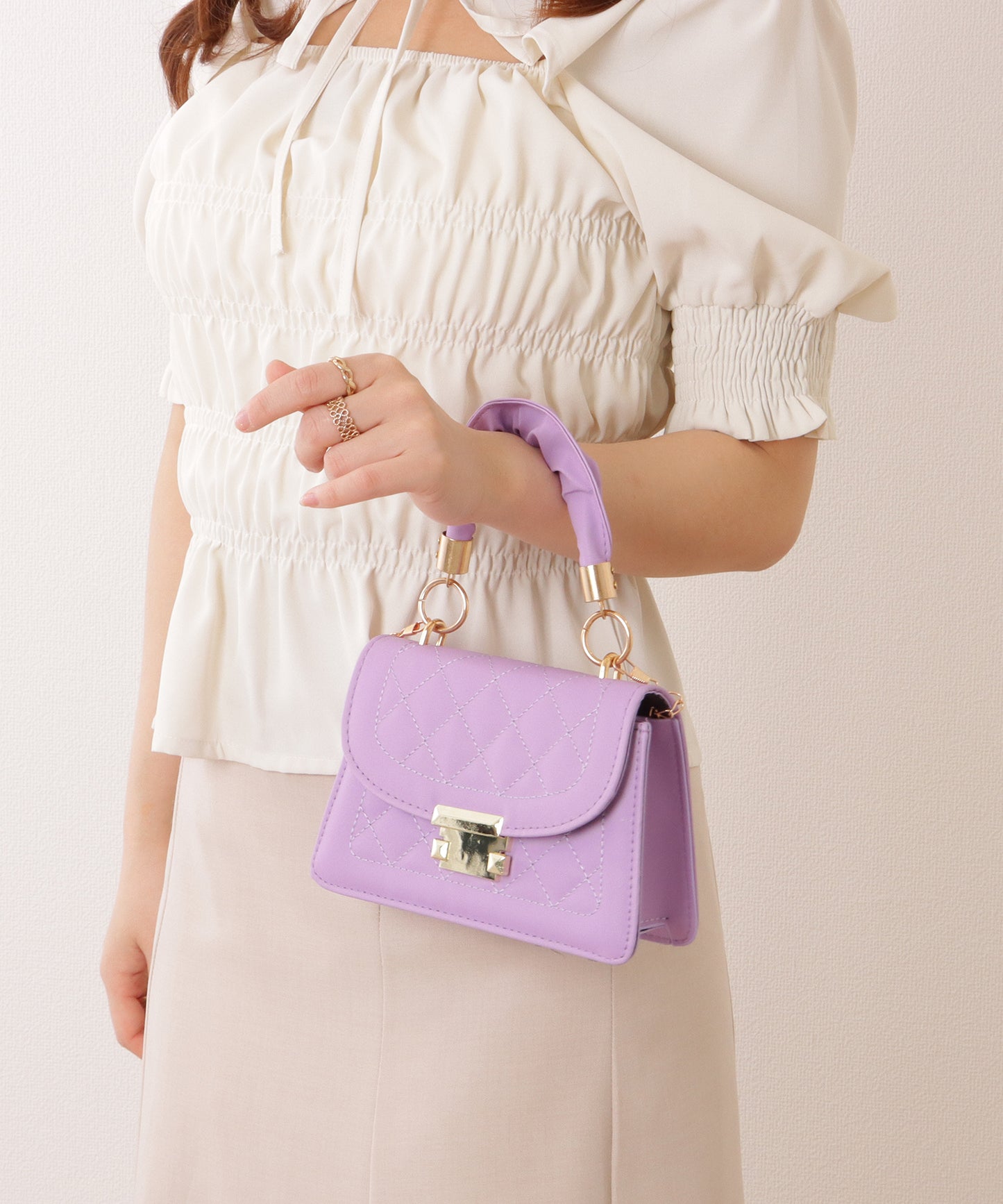 2WAY ラウンド ショルダー バッグ