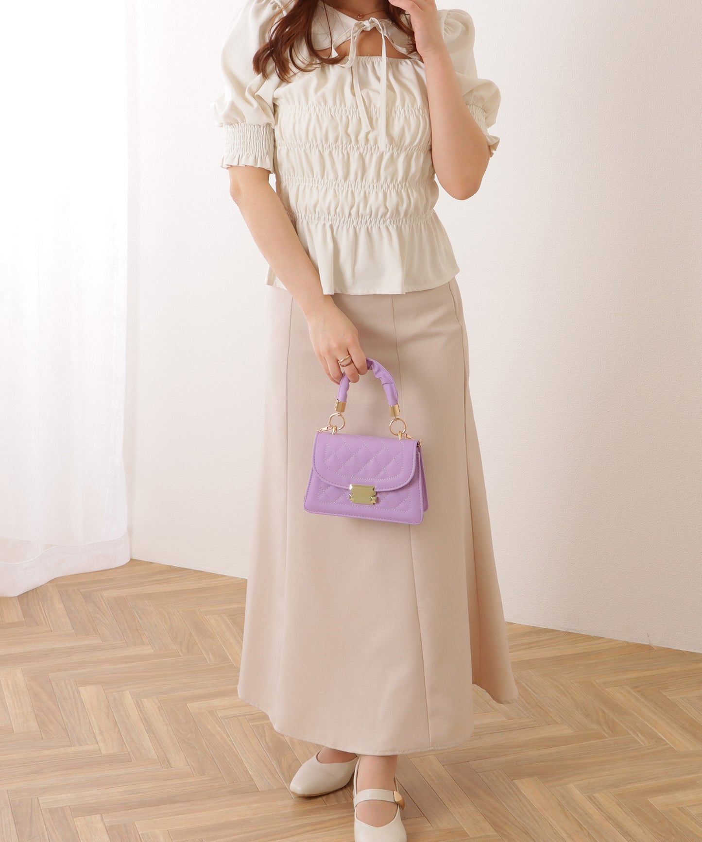 2WAY ラウンド ショルダー バッグ