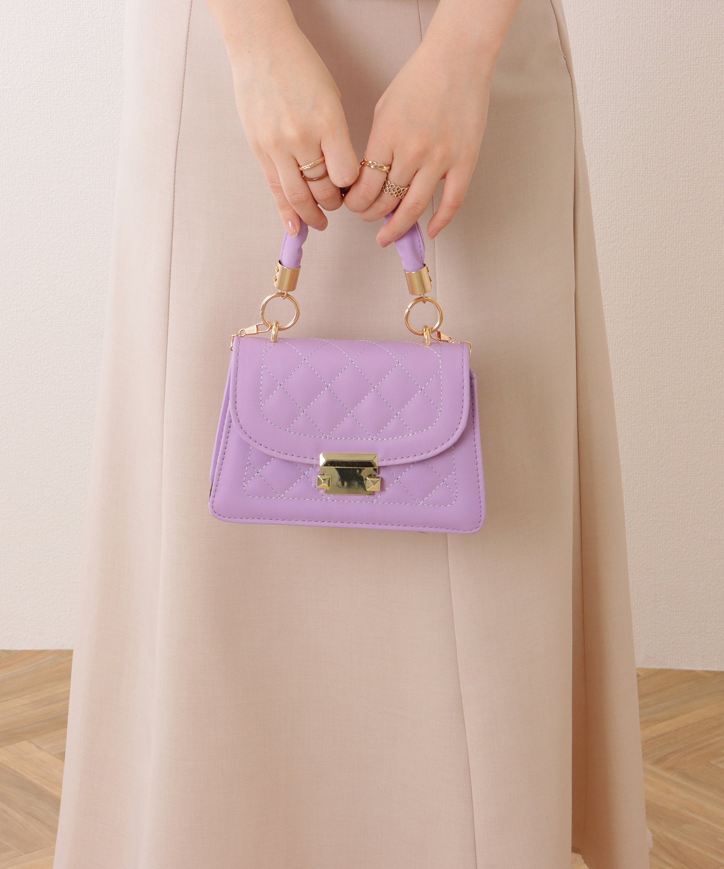 2WAY ラウンド ショルダー バッグ