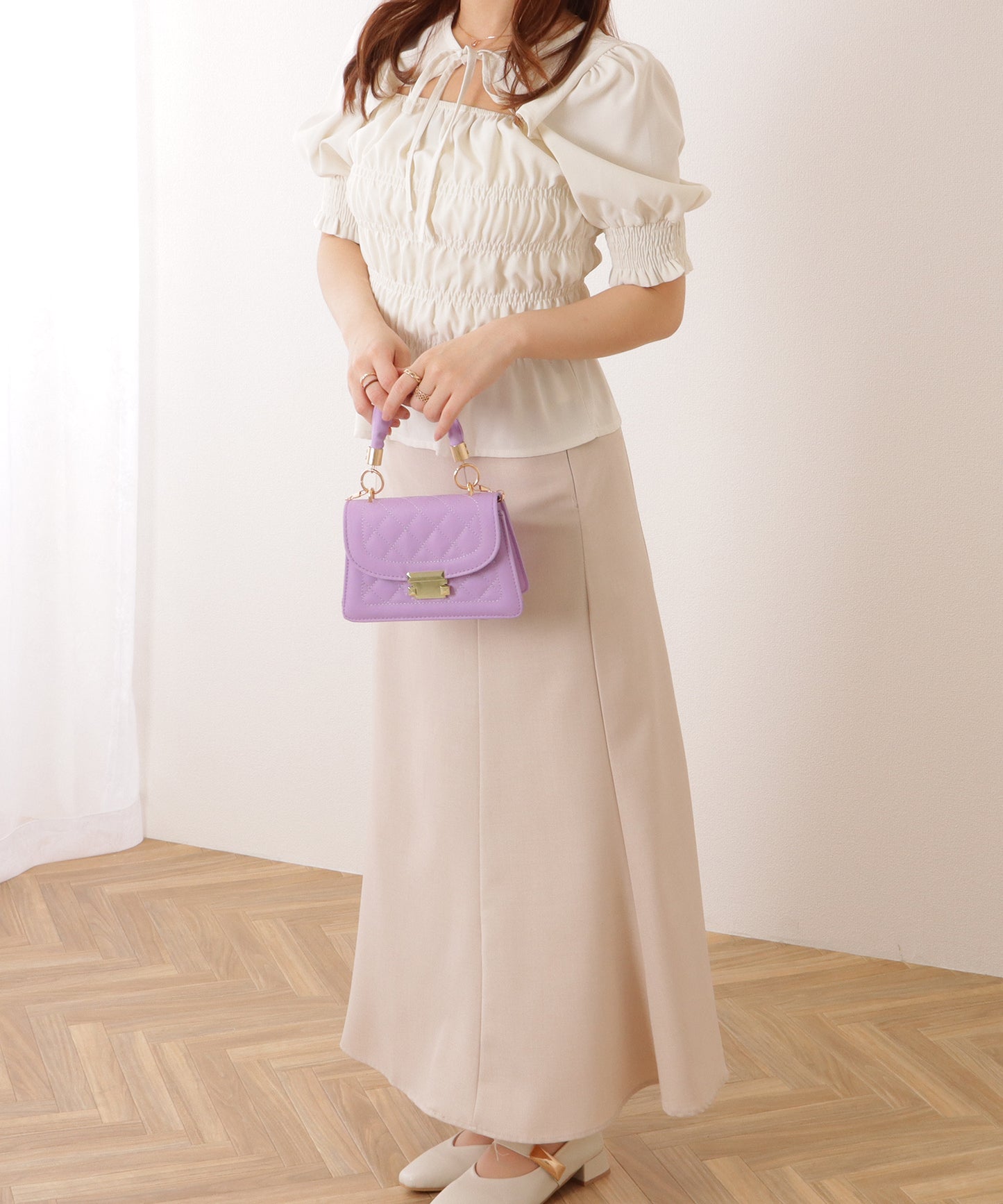 2WAY ラウンド ショルダー バッグ