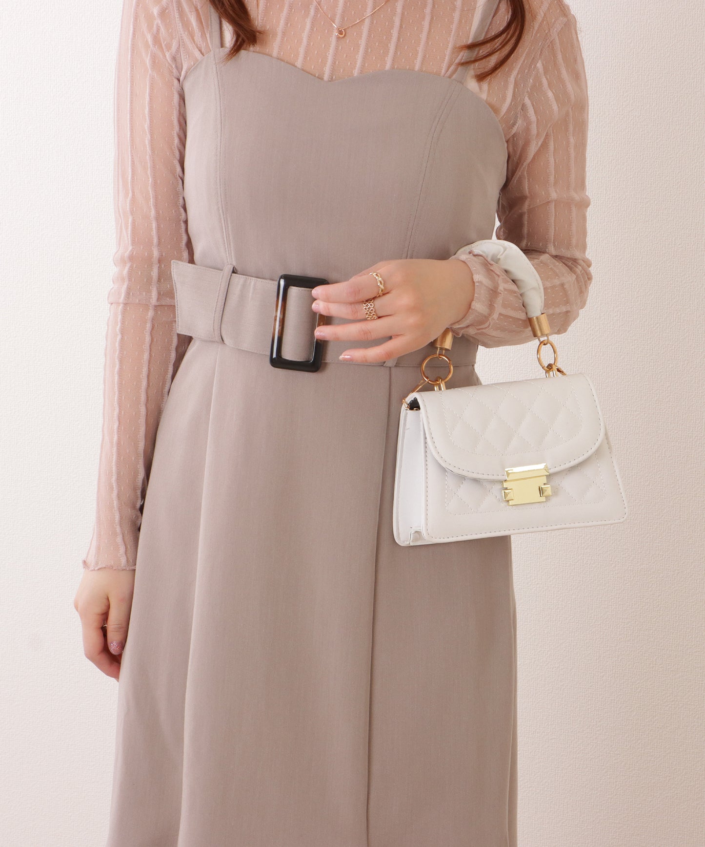 2WAY ラウンド ショルダー バッグ