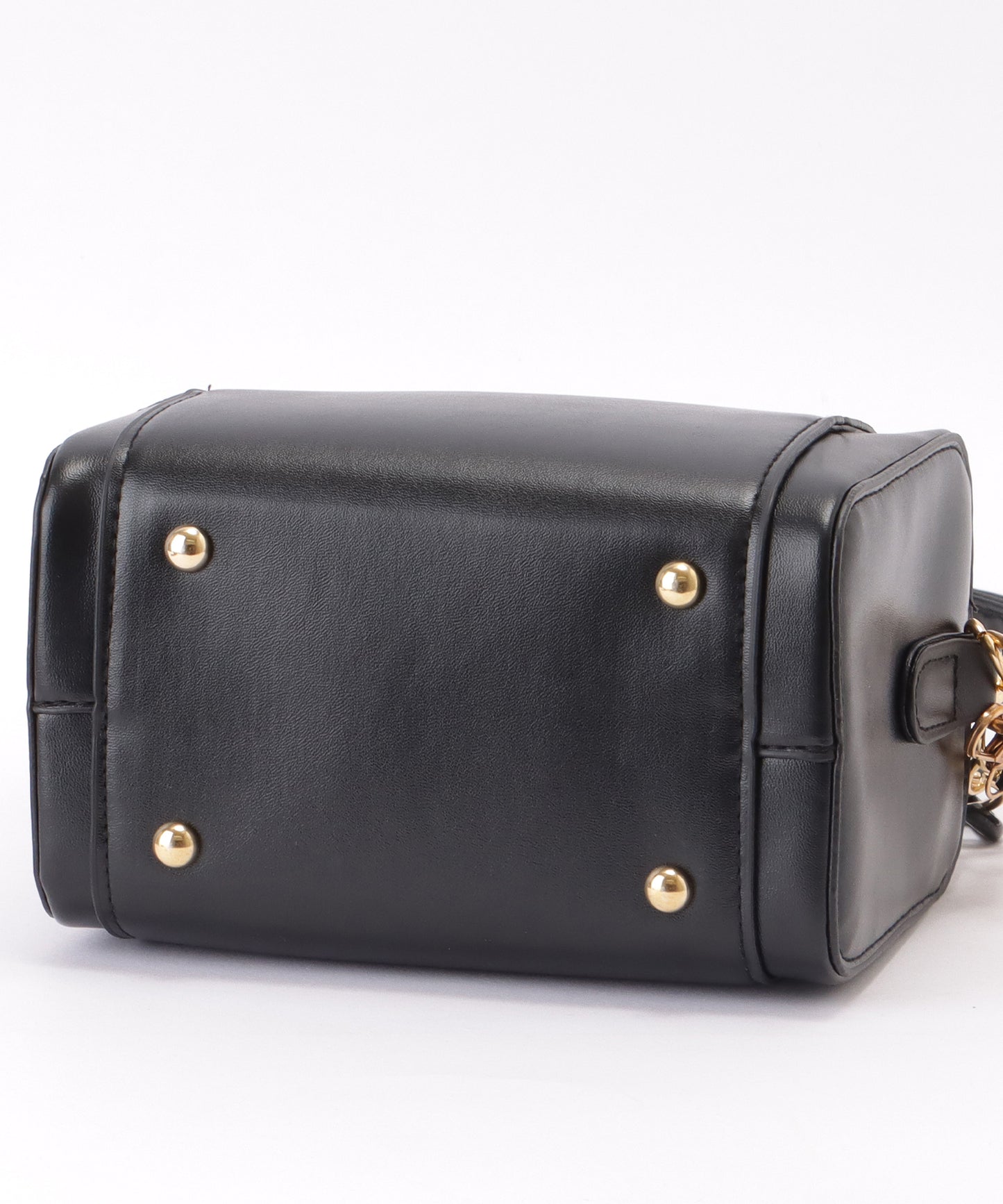 チェーン付き 2WAY コンパクト ボストン バッグ