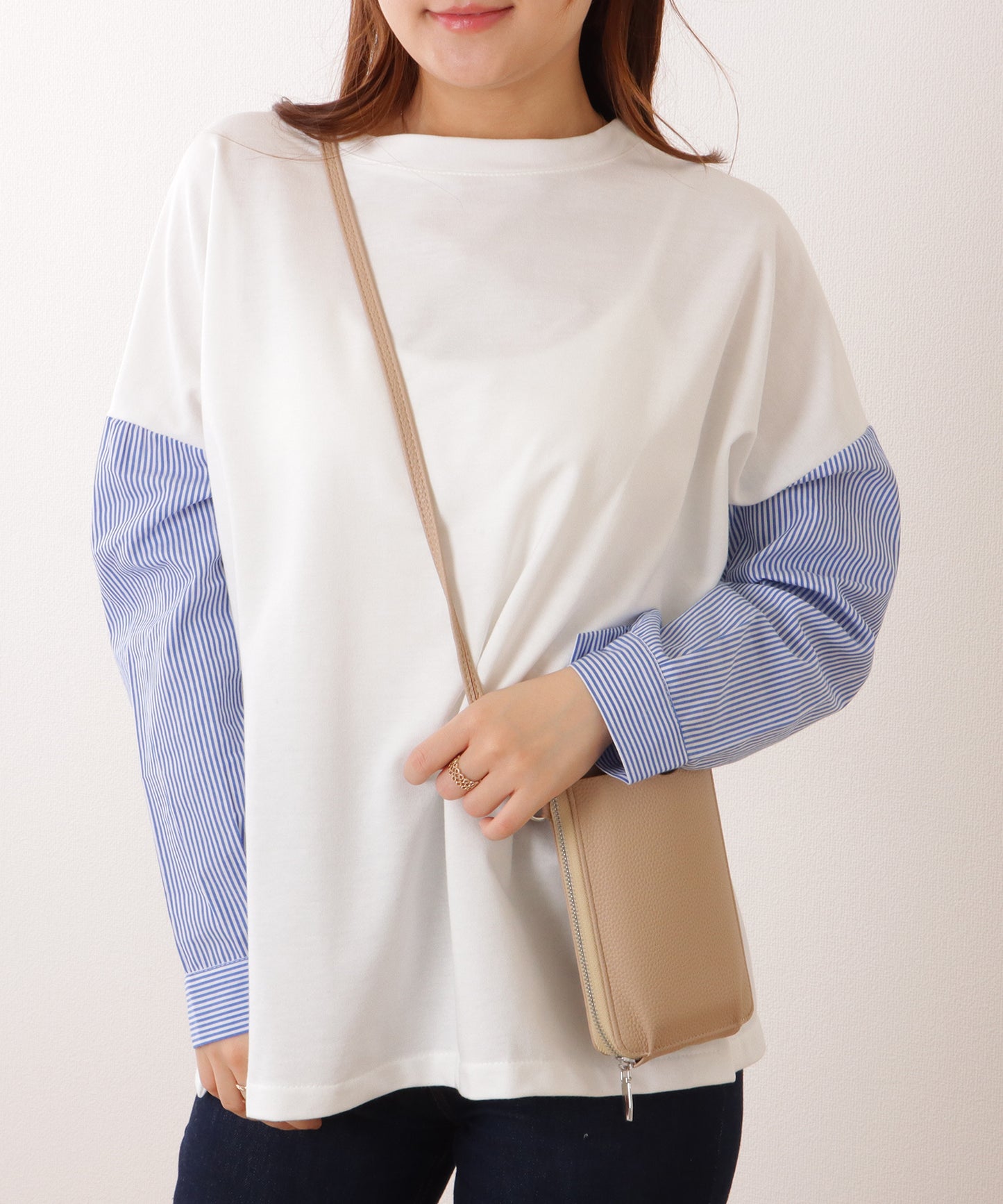 コンパクト ショルダー ウォレット バッグ