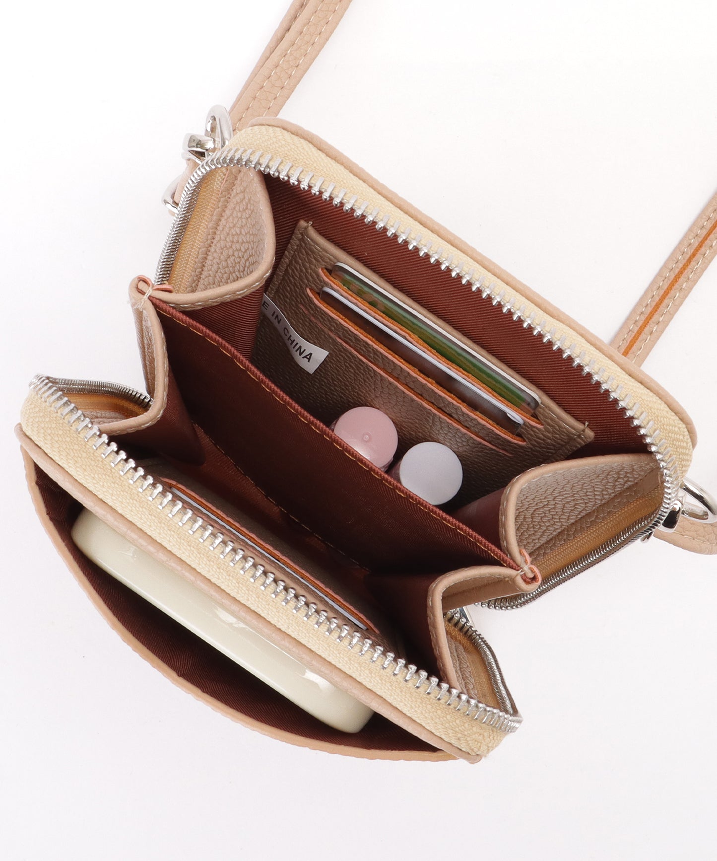 コンパクト ショルダー ウォレット バッグ