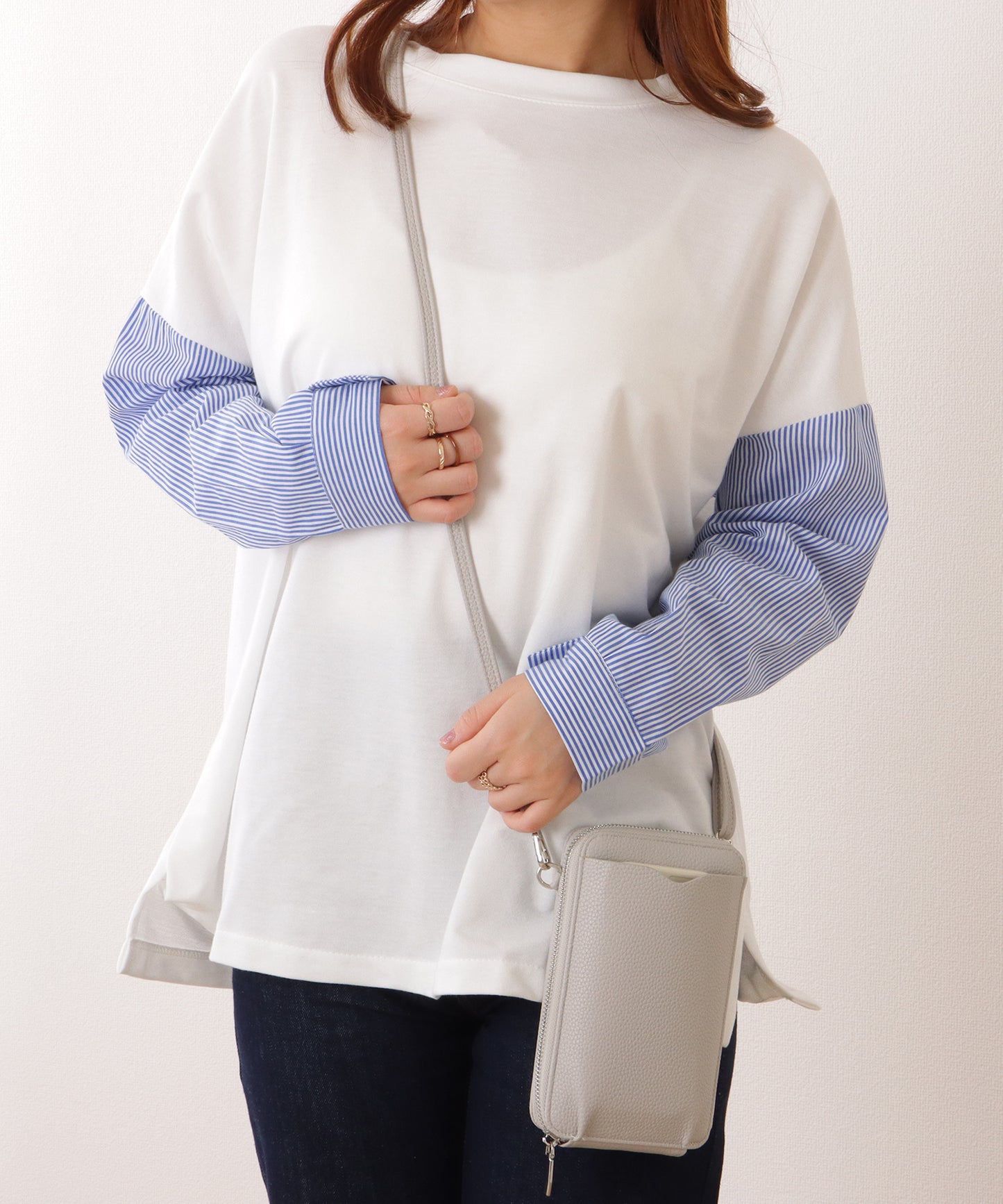 コンパクト ショルダー ウォレット バッグ