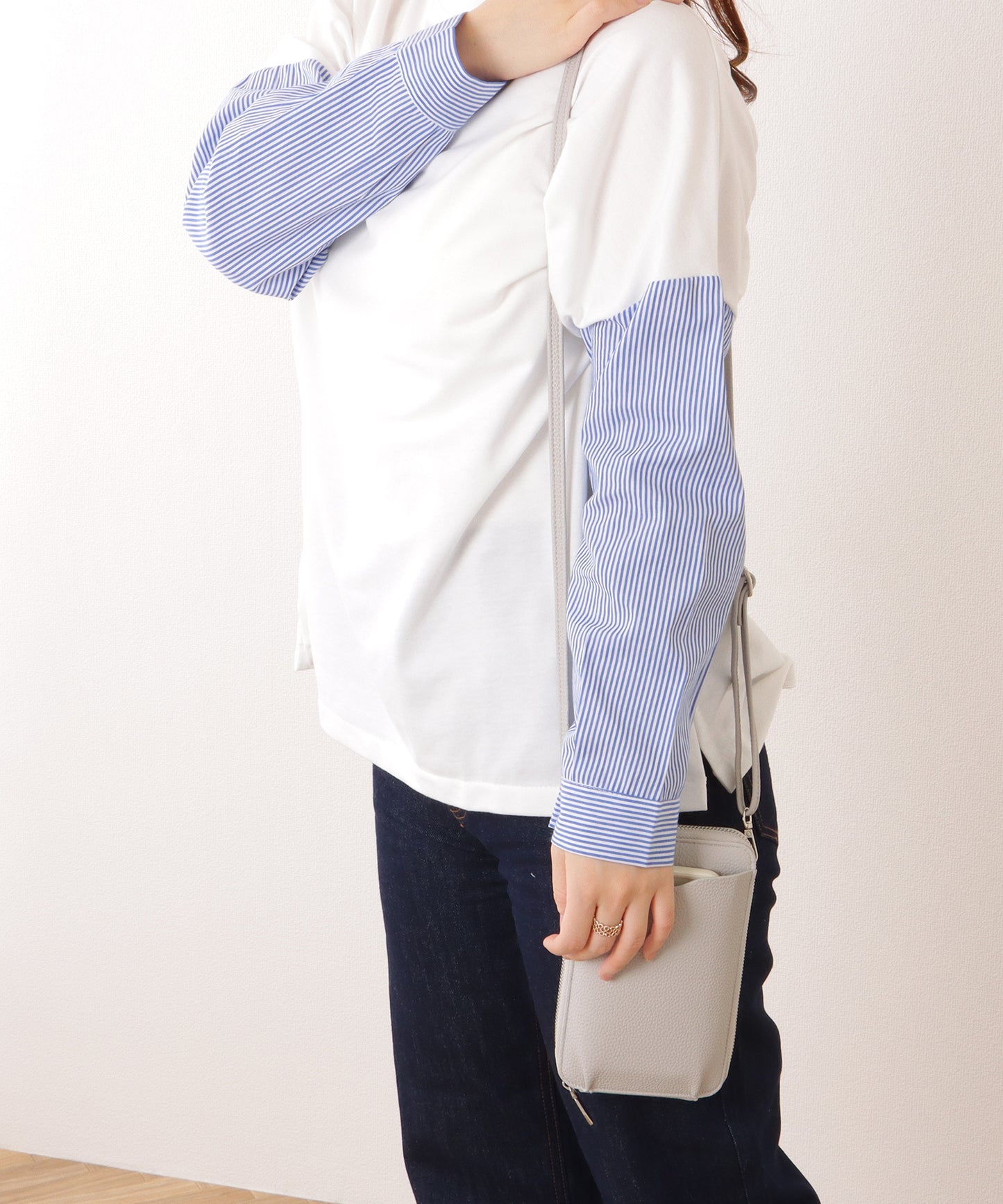 コンパクト ショルダー ウォレット バッグ