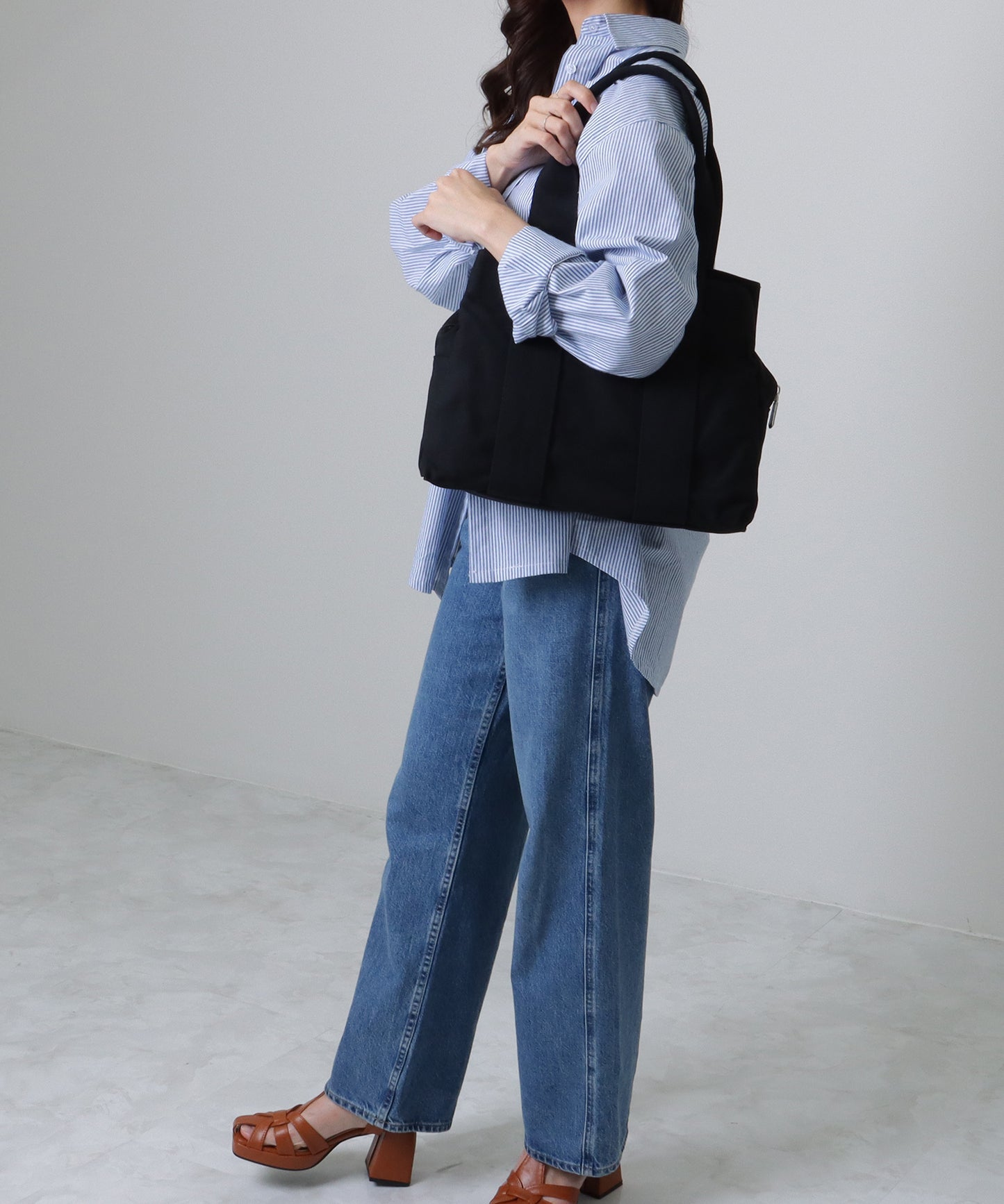 3ポケット マルチ キャンバス トート バッグ