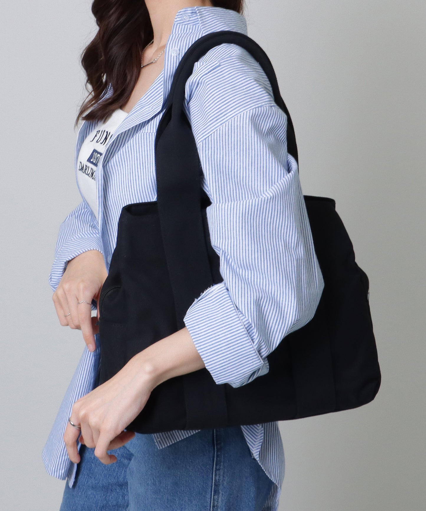 3ポケット マルチ キャンバス トート バッグ